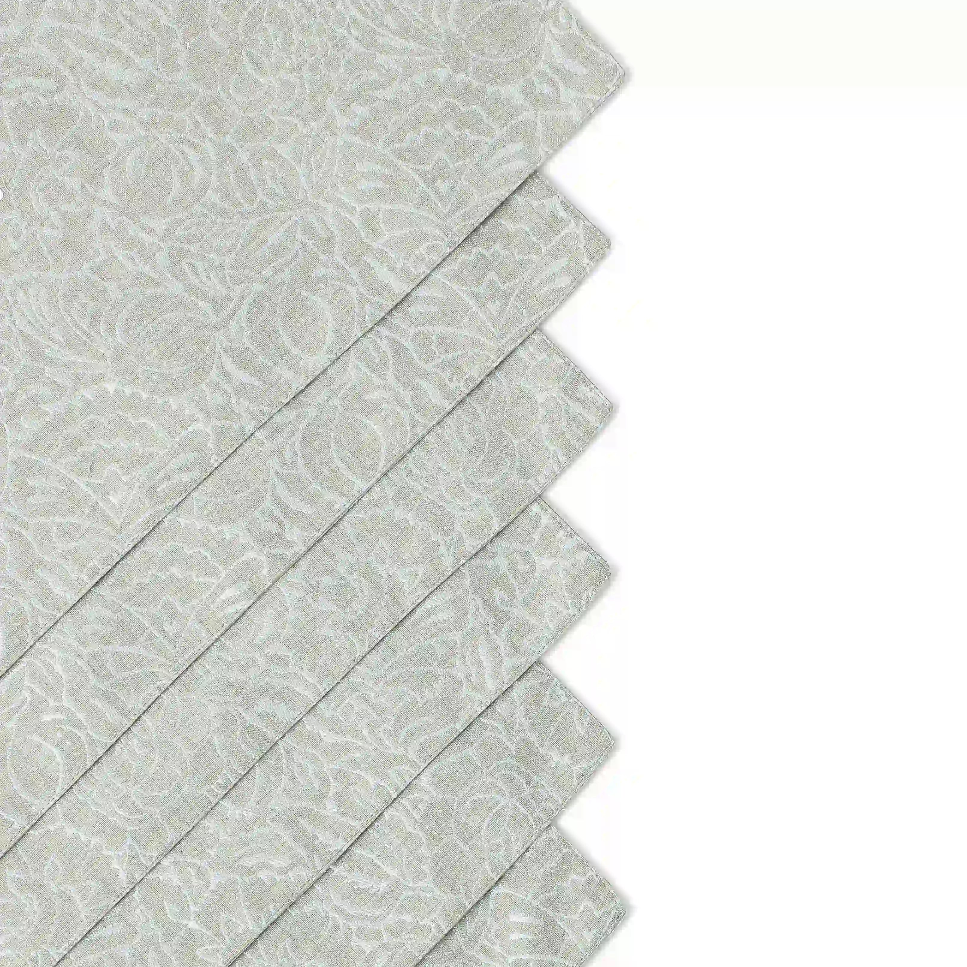 Adonare Printed Table Placemat Set Silver Dust / 6 Piece Set
