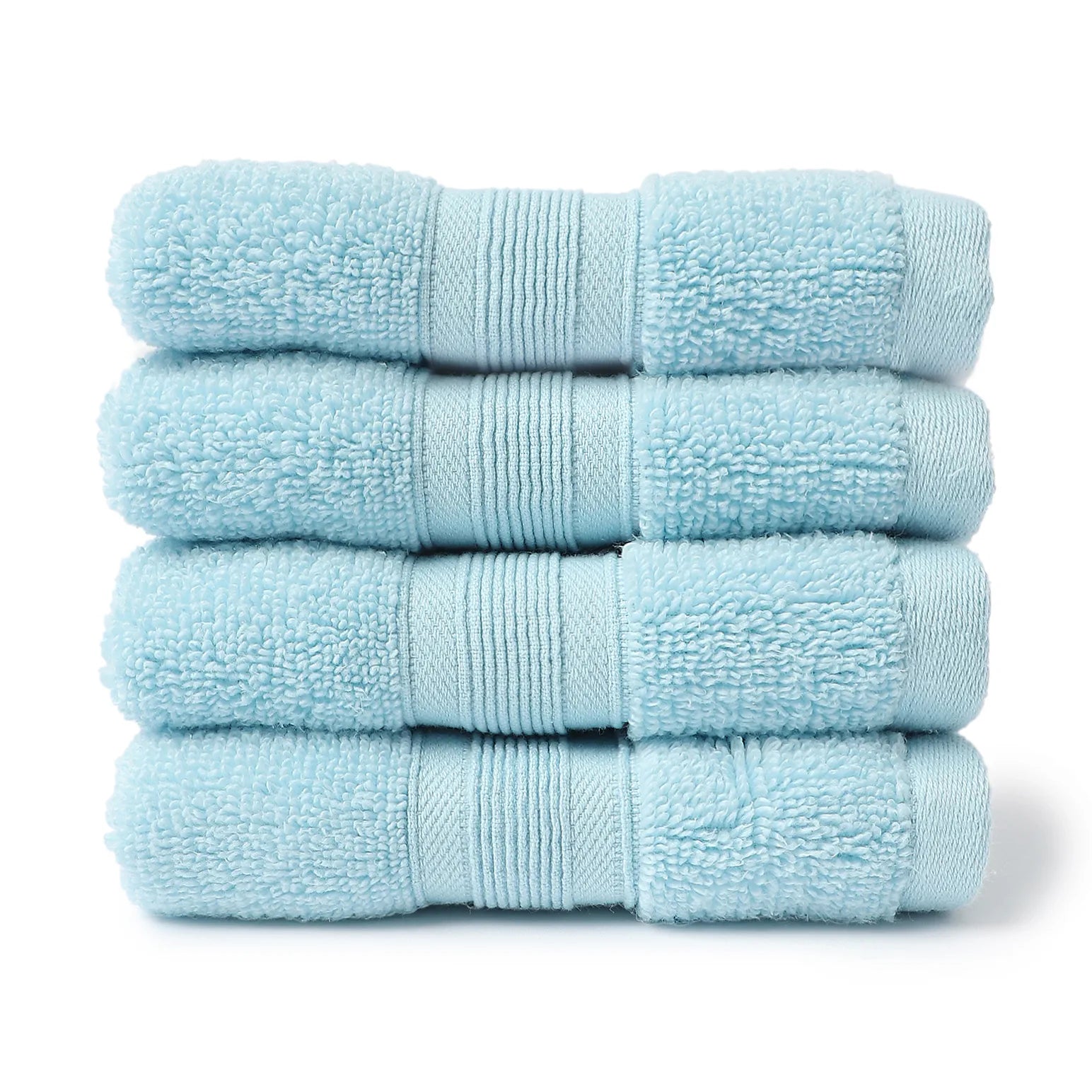 Pelushe Zero Twist 100% Cotton Face Towel Dream Blue / Face Towel (30cm x 30cm)