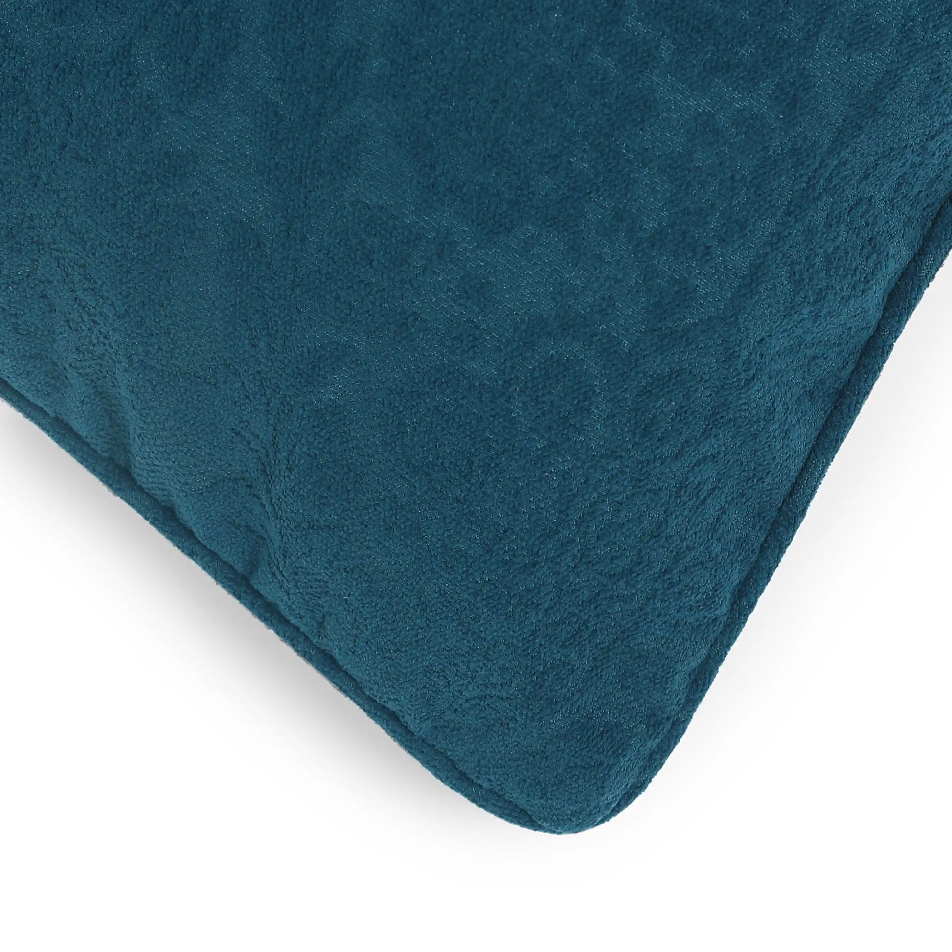 Espricia Woven Cushion Cover | Floral Shadow Dark Ocean / Cushion Cover (41cm x 41cm)
