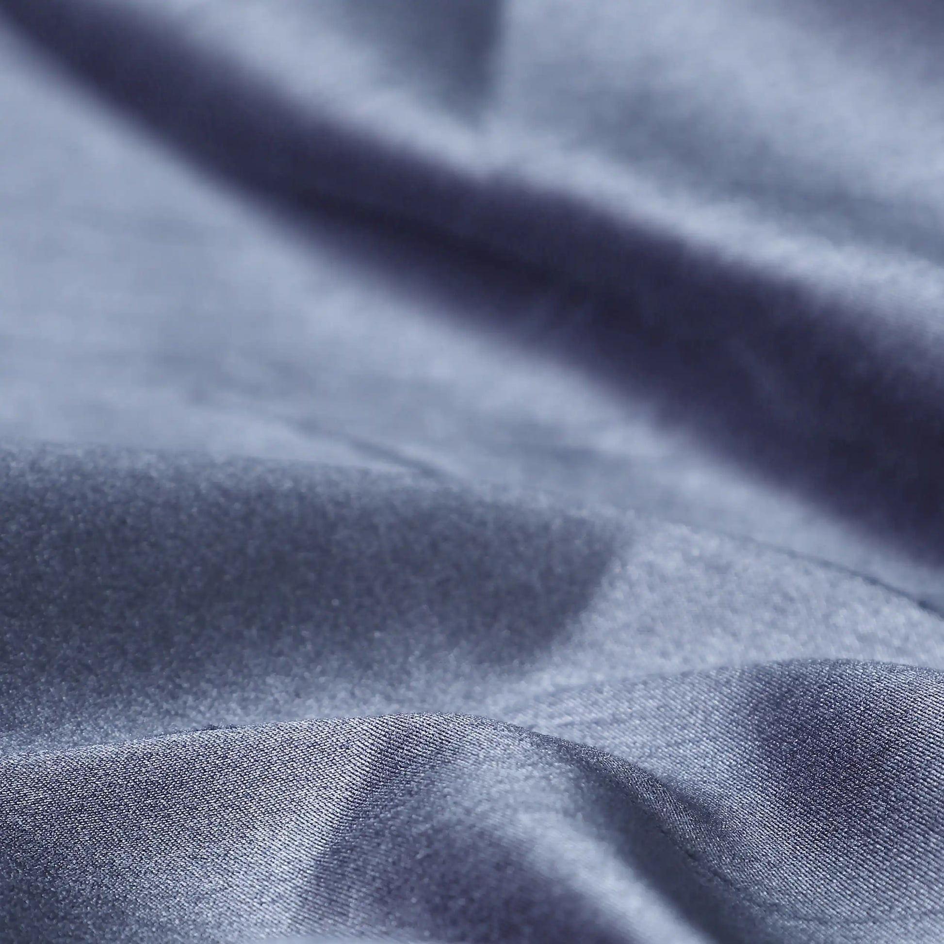 Paleto Set Of 2 Solid Readymade Curtains | Pure Hues Indigo Ash / Door (4.25ft X 7.22ft)