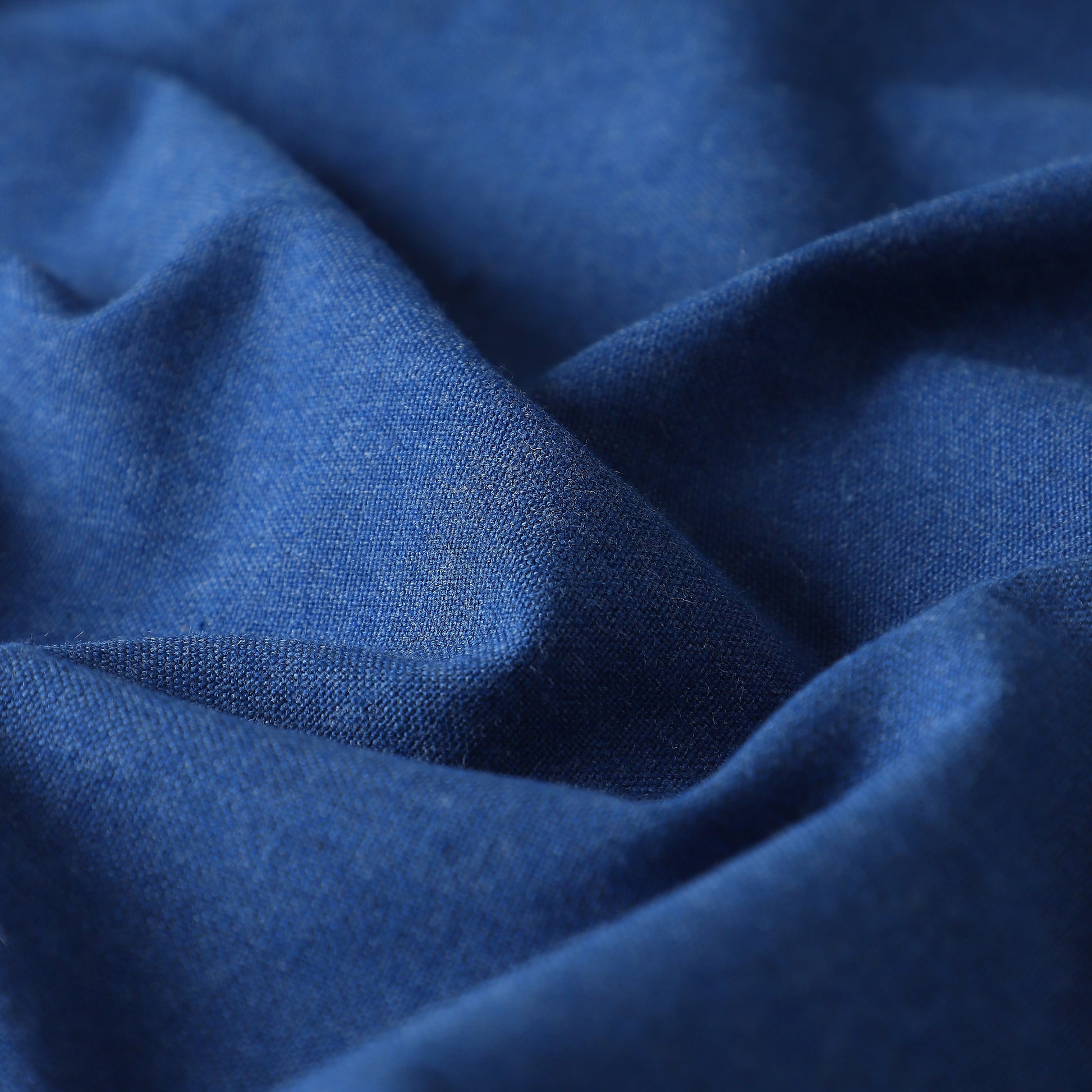 Pelushe Set Of 2 100% Cotton Solid Readymade Curtains | Everyday Hues Marine / Door-XL (9ft X 4.4ft)