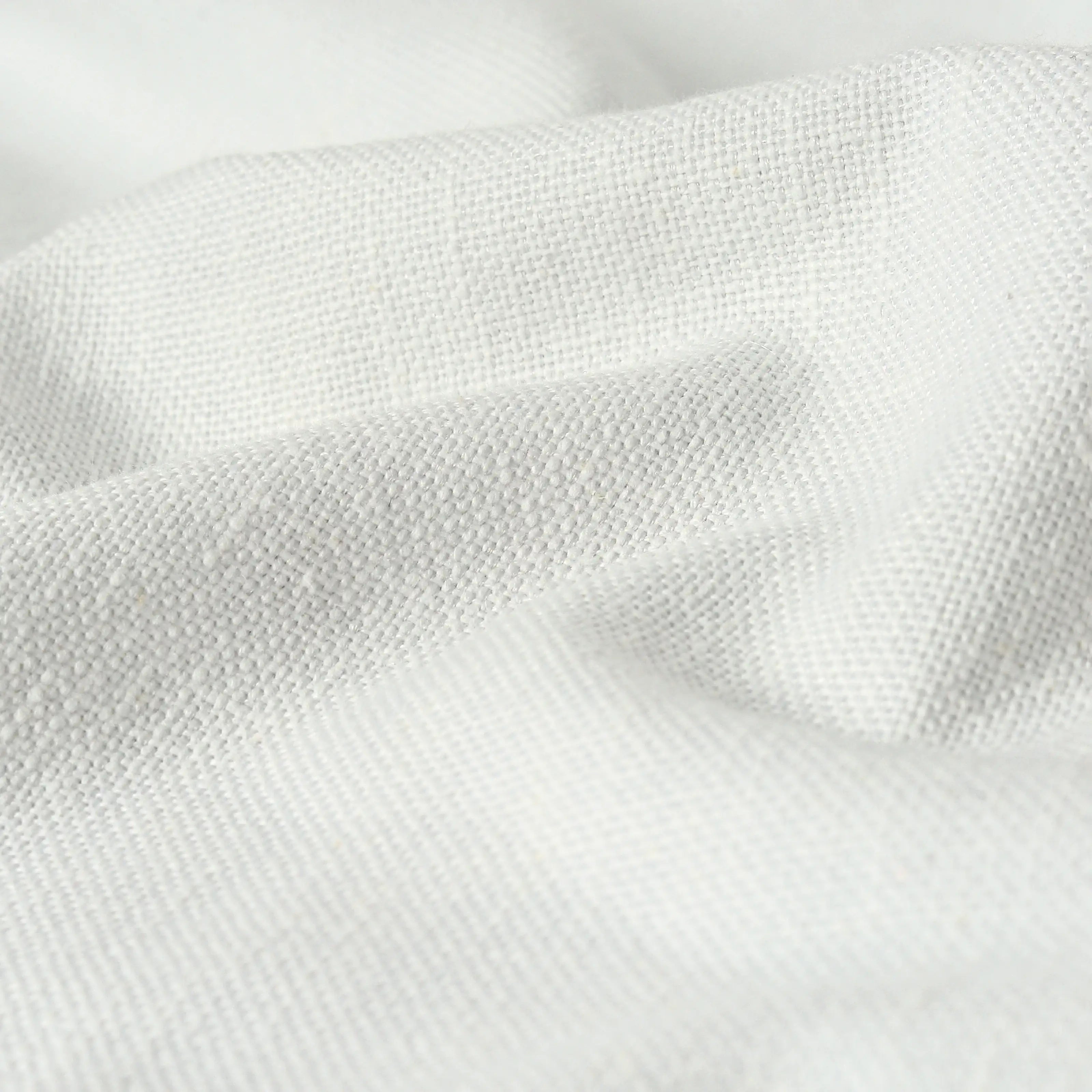 Paleto Set Of 2 Solid Readymade Curtains | Earthen Textures Vanilla Sky / Door (7ft X 4.4ft)