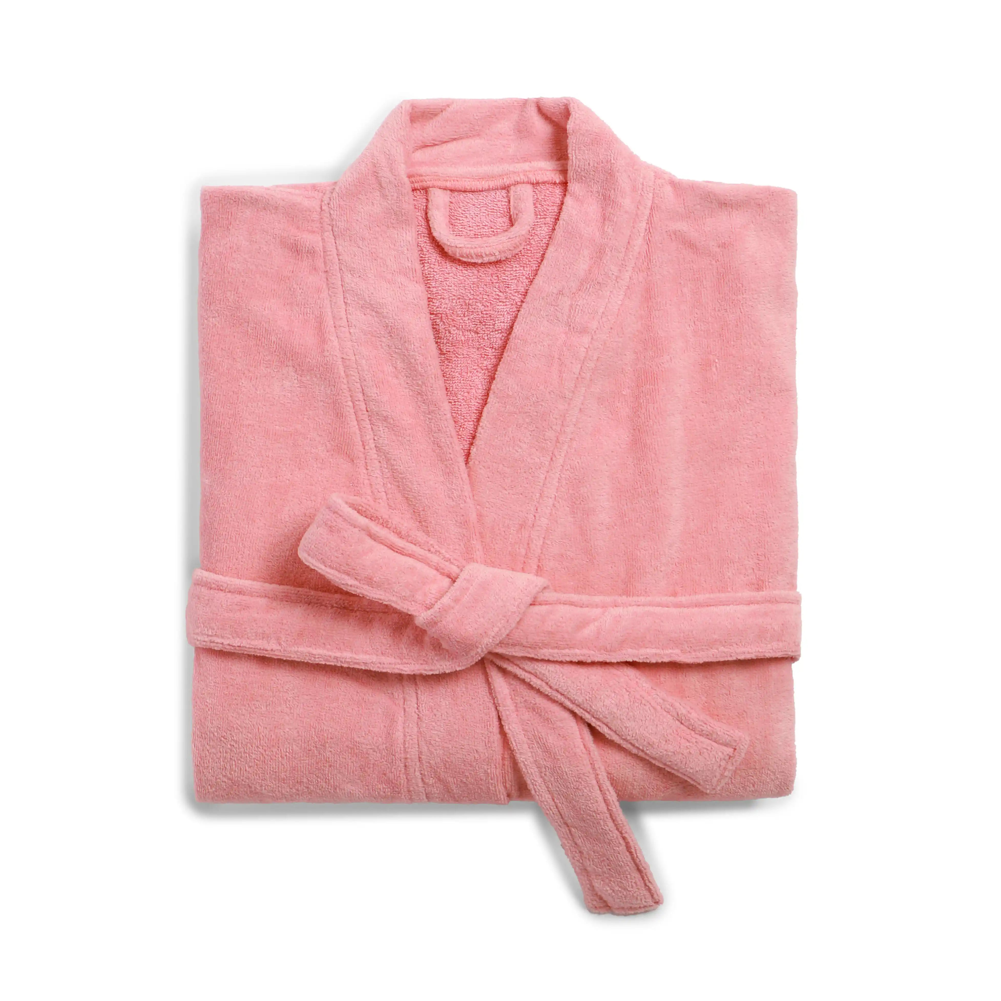 Paleto | Everyday Essentials Cozy Fit Absorbent Cotton Bathrobe Rose Pink / Medium