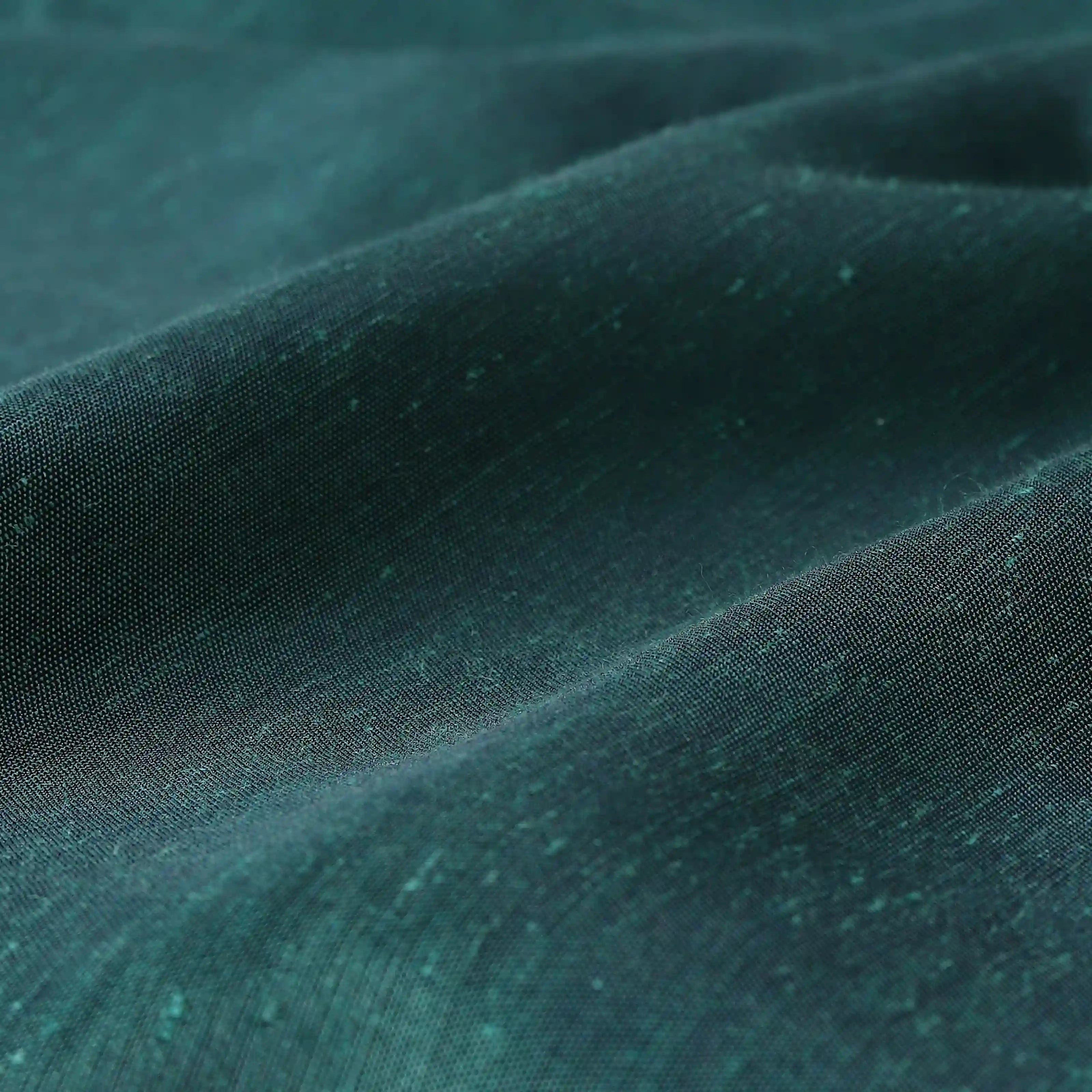 Paleto Set Of 2 Solid Readymade Curtains | Hue Harmony Deepsea / Door (7ft X 4.4ft)