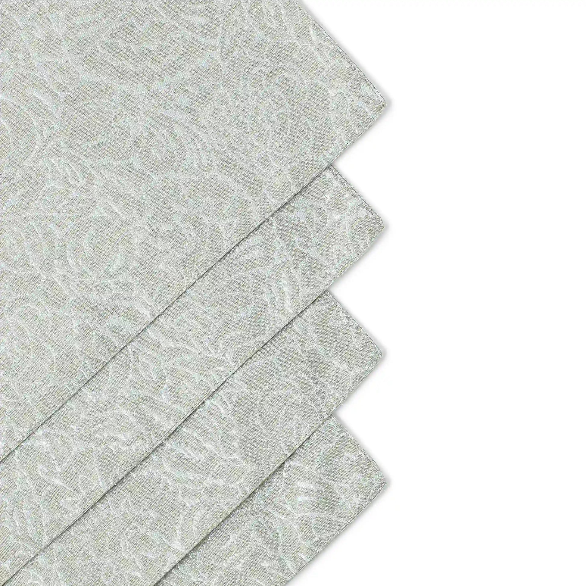 Adonare Printed Table Placemat Set Silver Dust / 4 Piece Set