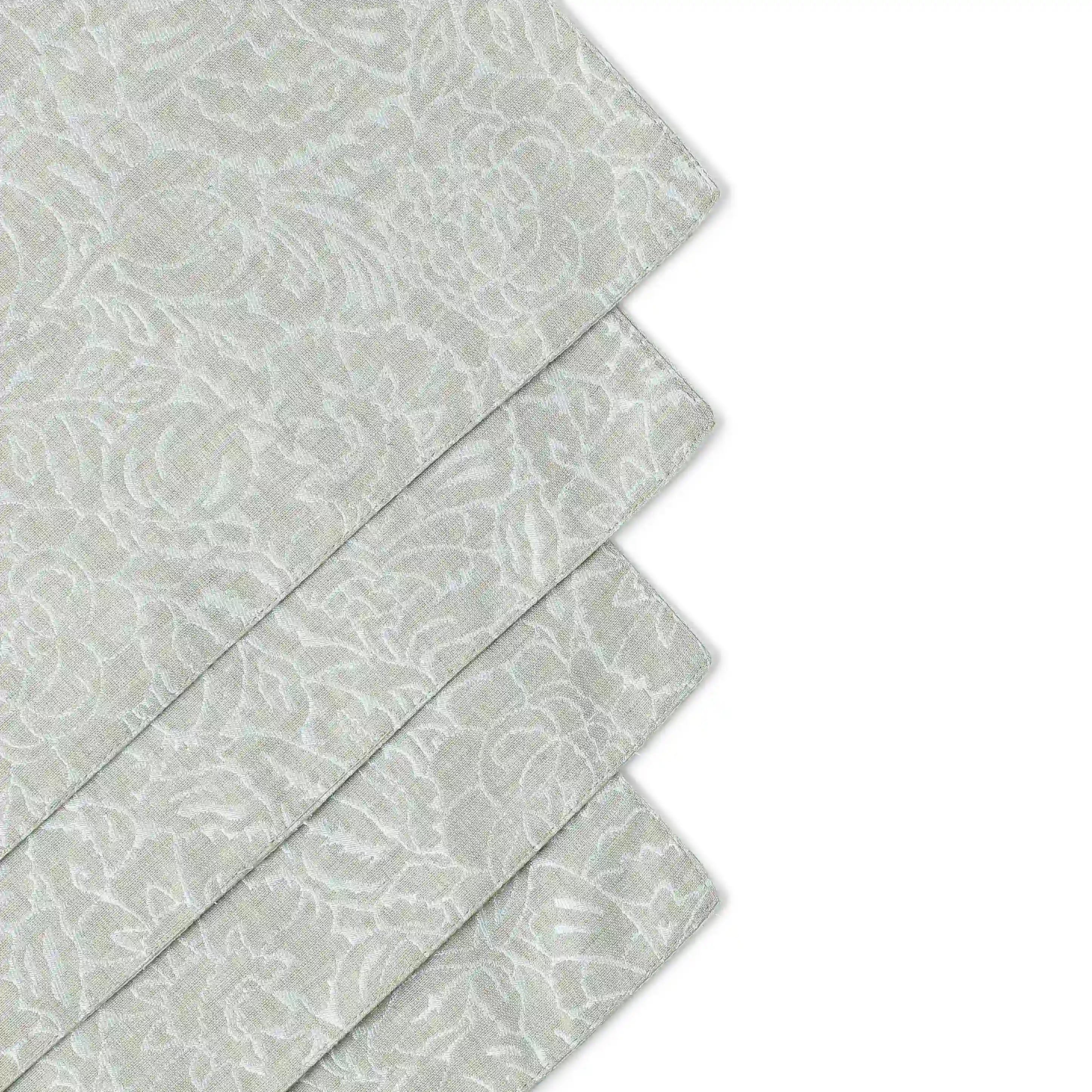 Adonare Printed Table Placemat Set Silver Dust / 4 Piece Set