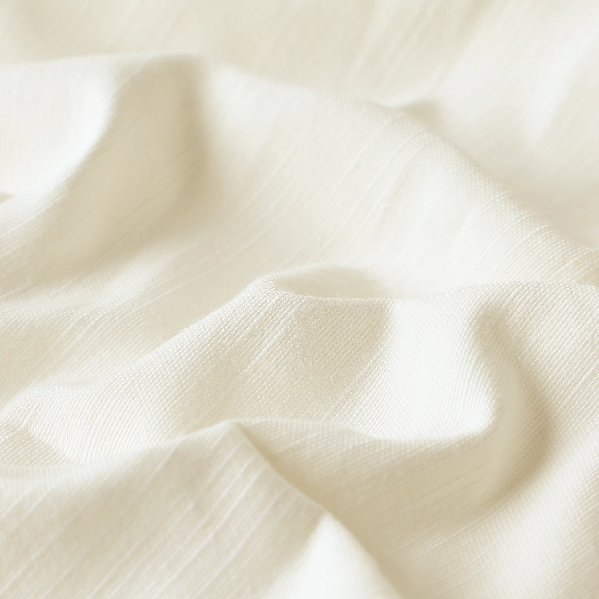 Paleto Set Of 2 Solid Readymade Curtains | Earthen Textures Cream / Window (5ft X 4.4ft)