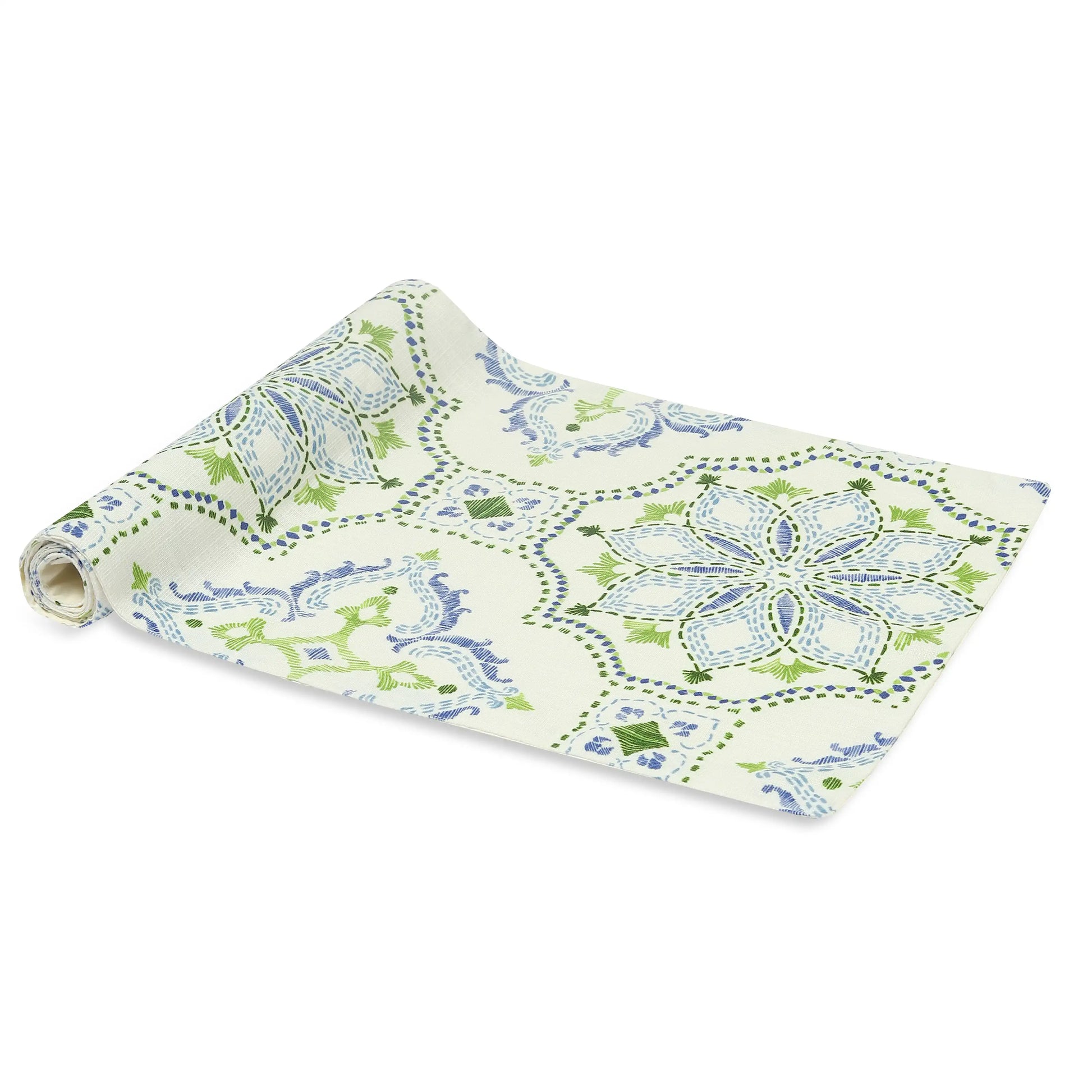 Nonna's Home 100% Polyester Table Runner Bespoke Blooms / Table Runner (34cm x 120cm)