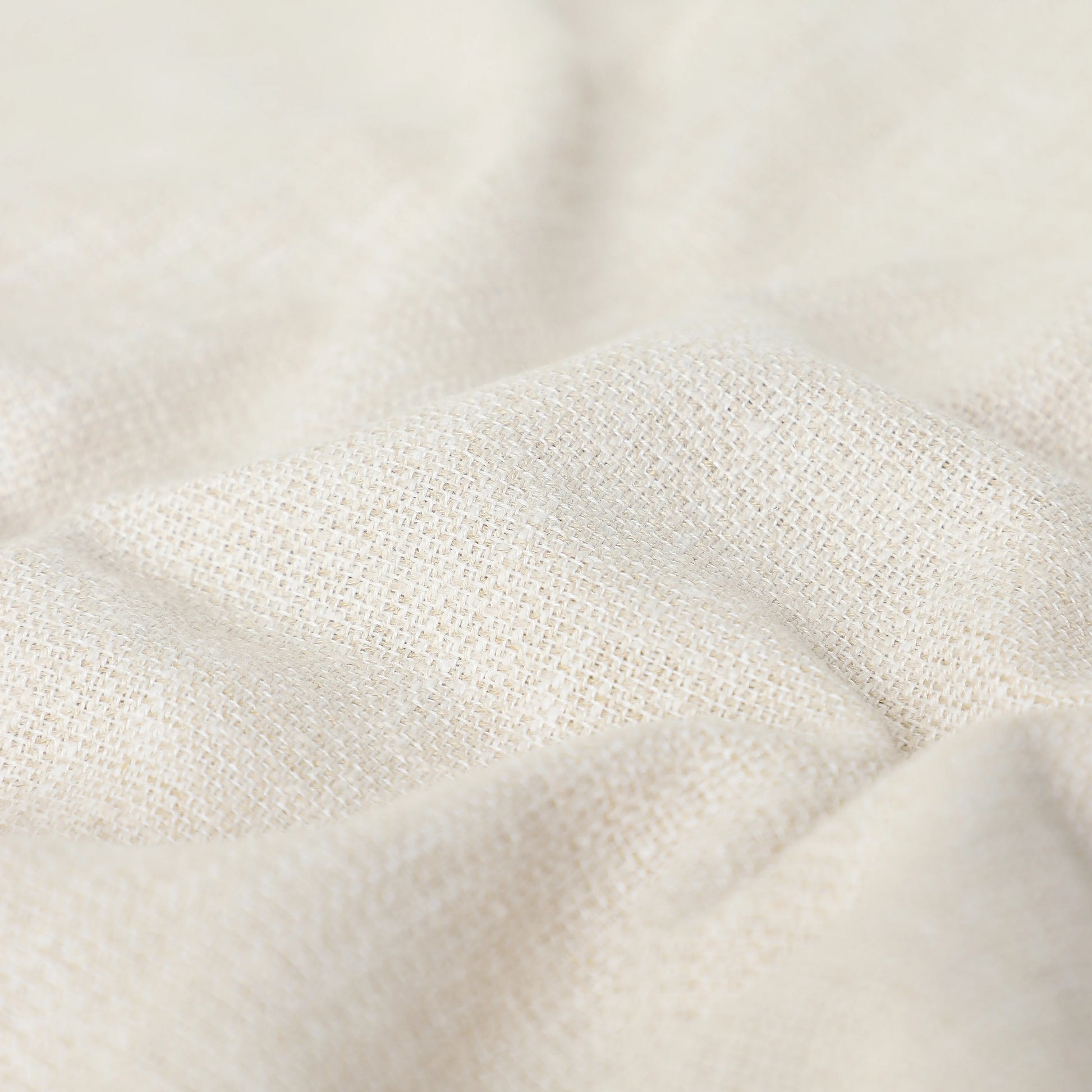 Paleto Set Of 2 Solid Readymade Curtains | Earthen Hues Parchment / Door-XL (9ft X 4.4ft)