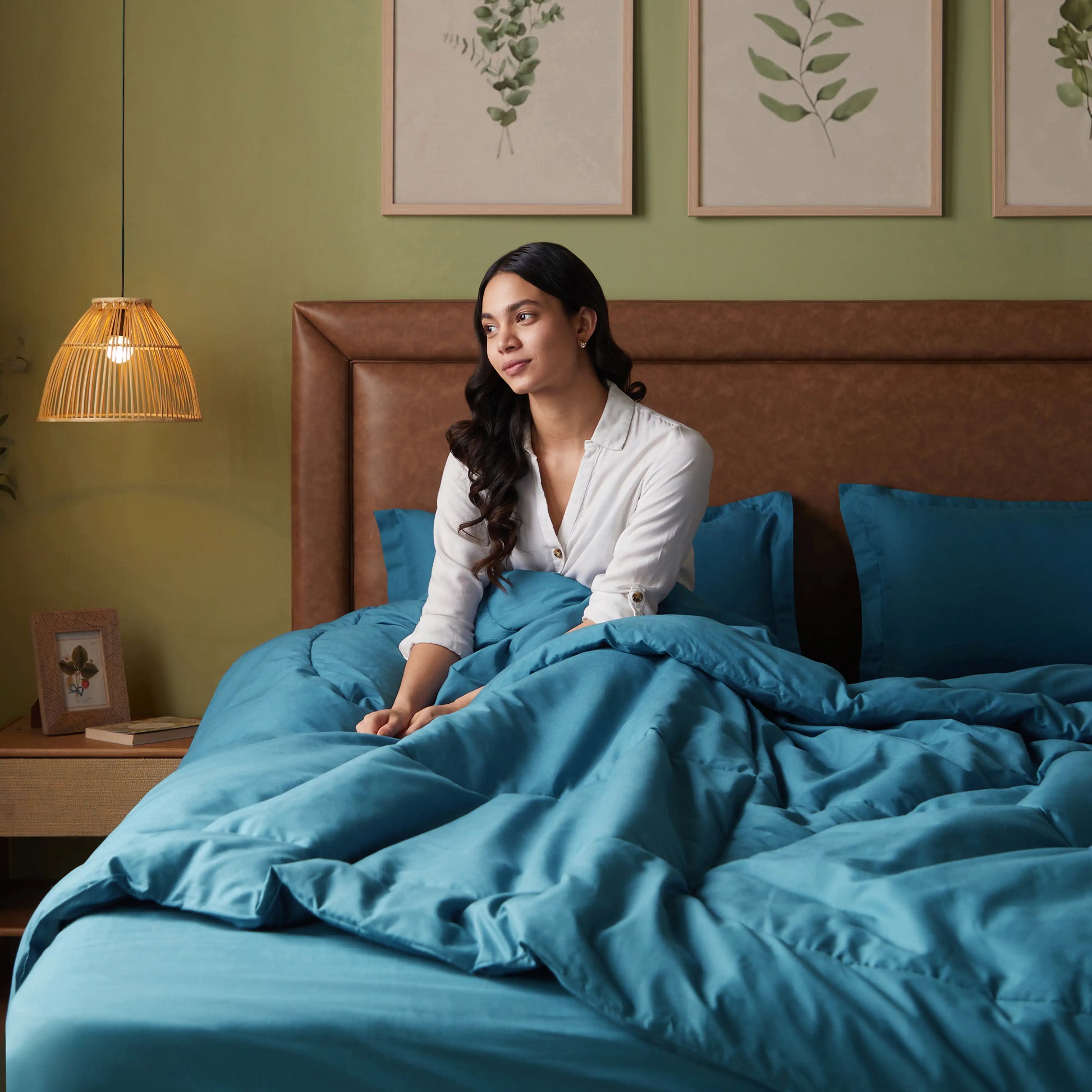 Paleto | Everyday Hues Cotton Solid Dyed 240GSM Comforter for Extra Warmth-Mineral Mineral / Double