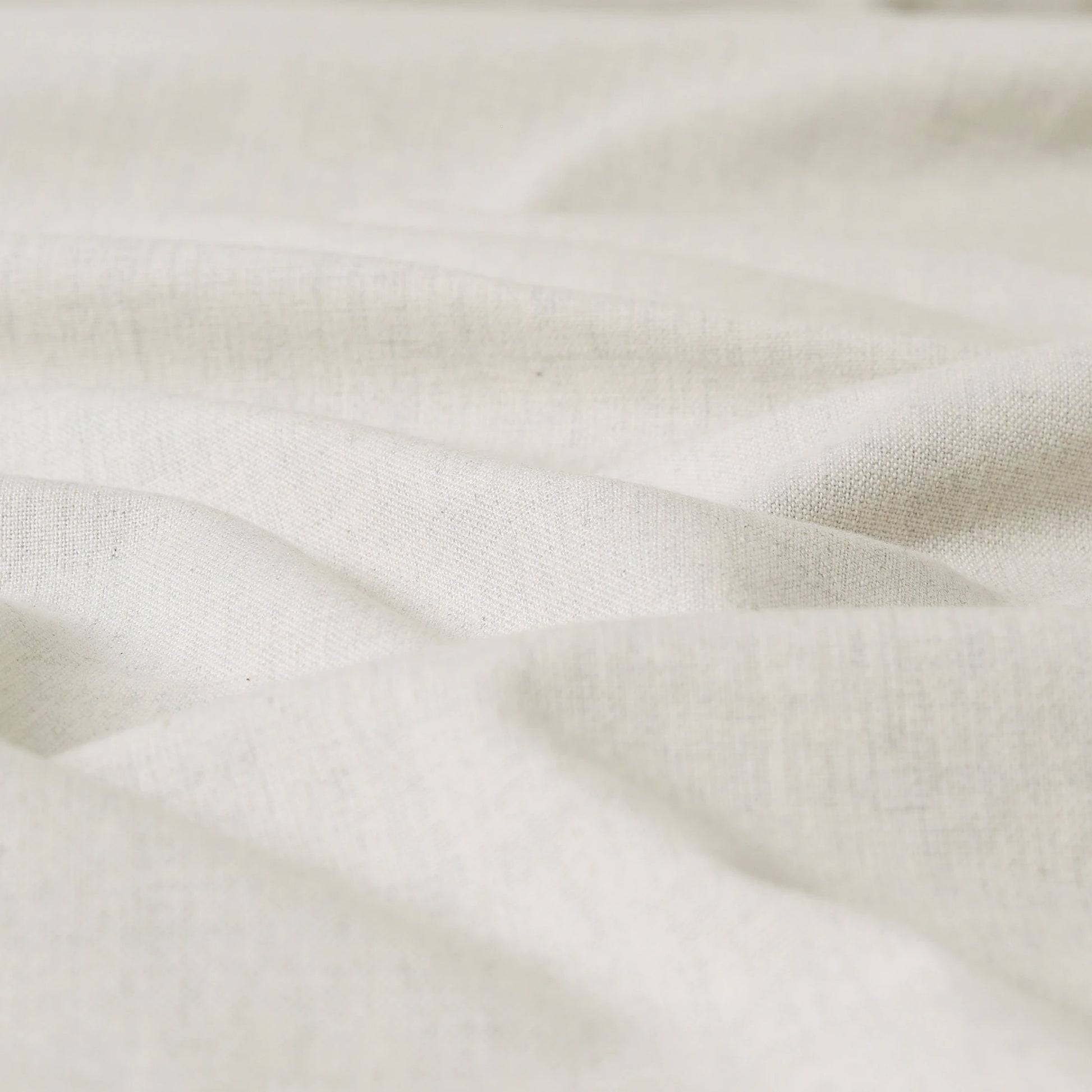 Pelushe Set Of 2 100% Cotton Solid Readymade Curtains | Everyday Hues Feather / Window (5ft X 4.4ft)