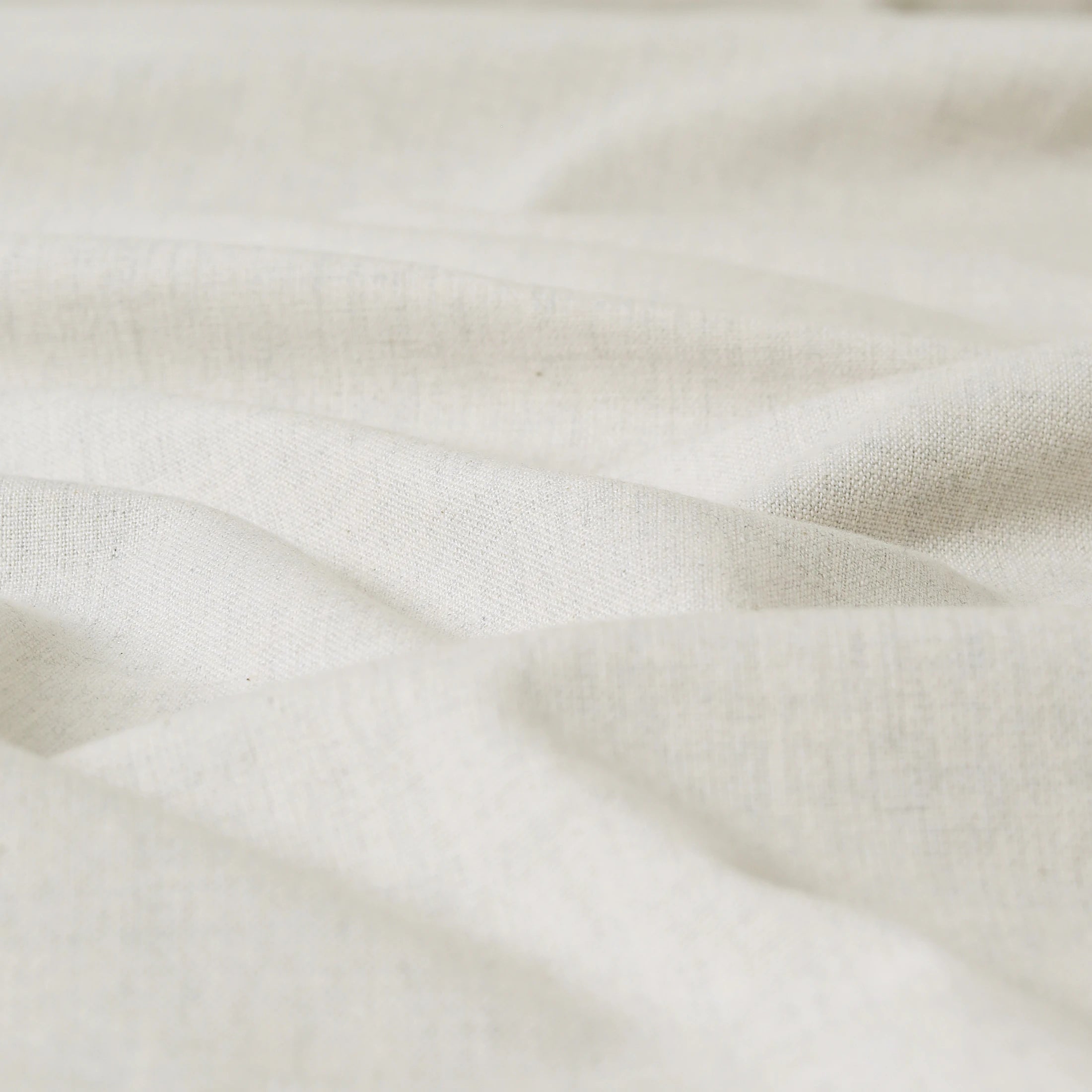 Pelushe Set Of 2 100% Cotton Solid Readymade Curtains | Everyday Hues Feather / Window (5ft X 4.4ft)