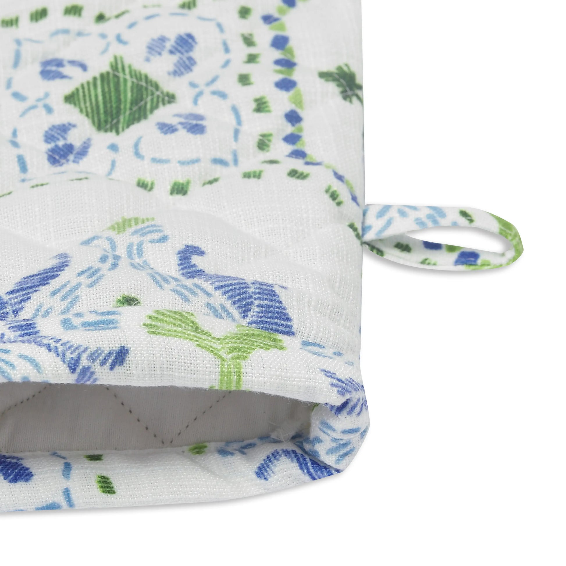 Nonna's Home 100% Polyester Oven Mitts Bespoke Blooms / Oven Mitt (20cm x 20cm)