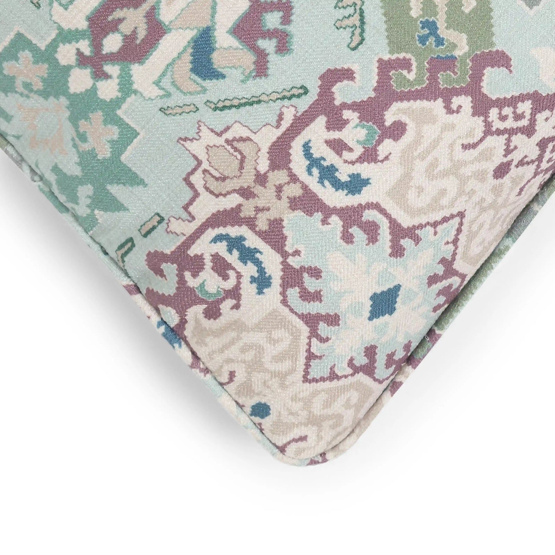 Espricia Printed Cushion Cover | Indian Regal Ocean Breeze / Cushion Cover (51cm x 51cm)