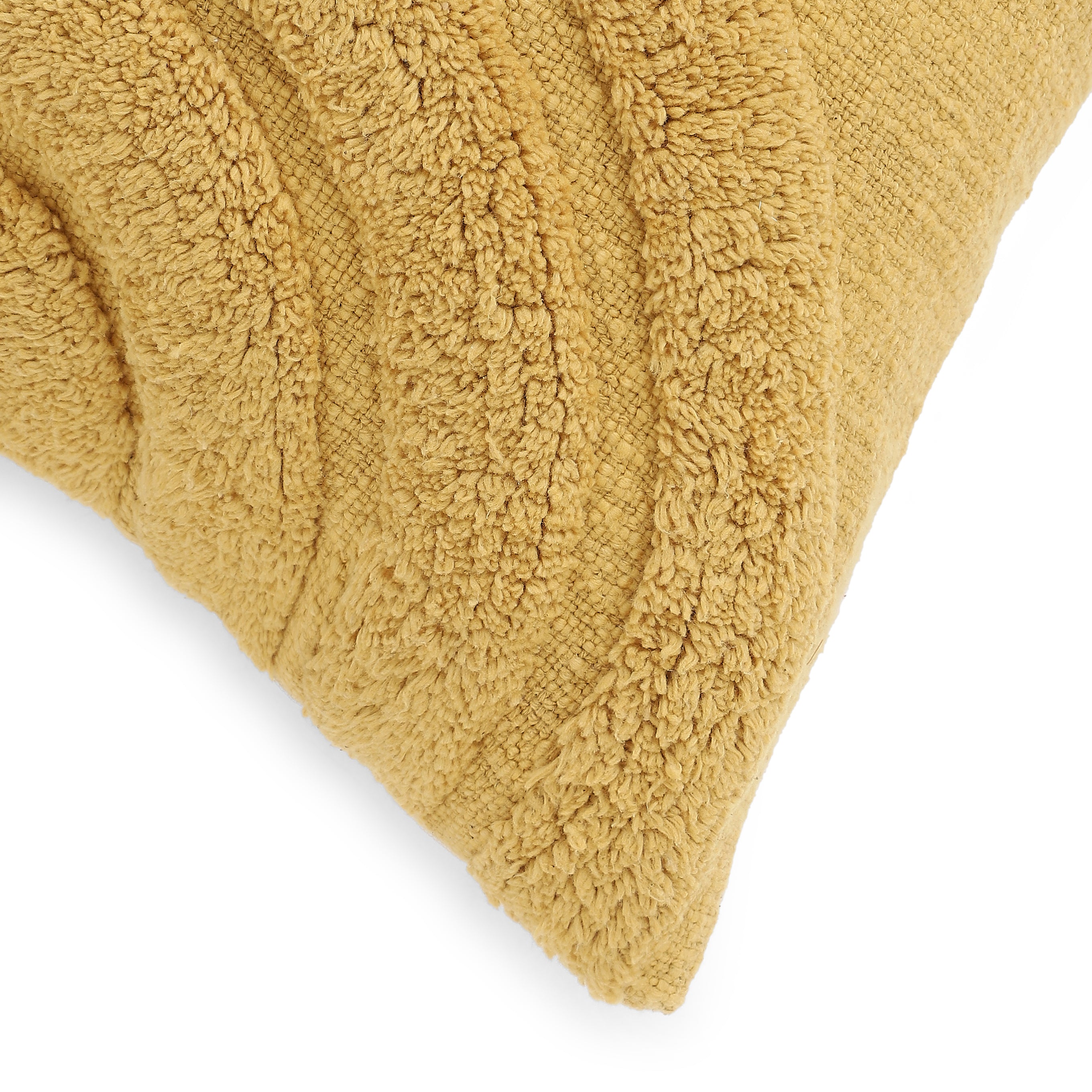Espricia 100% Cotton Cushion Cover | Mustard