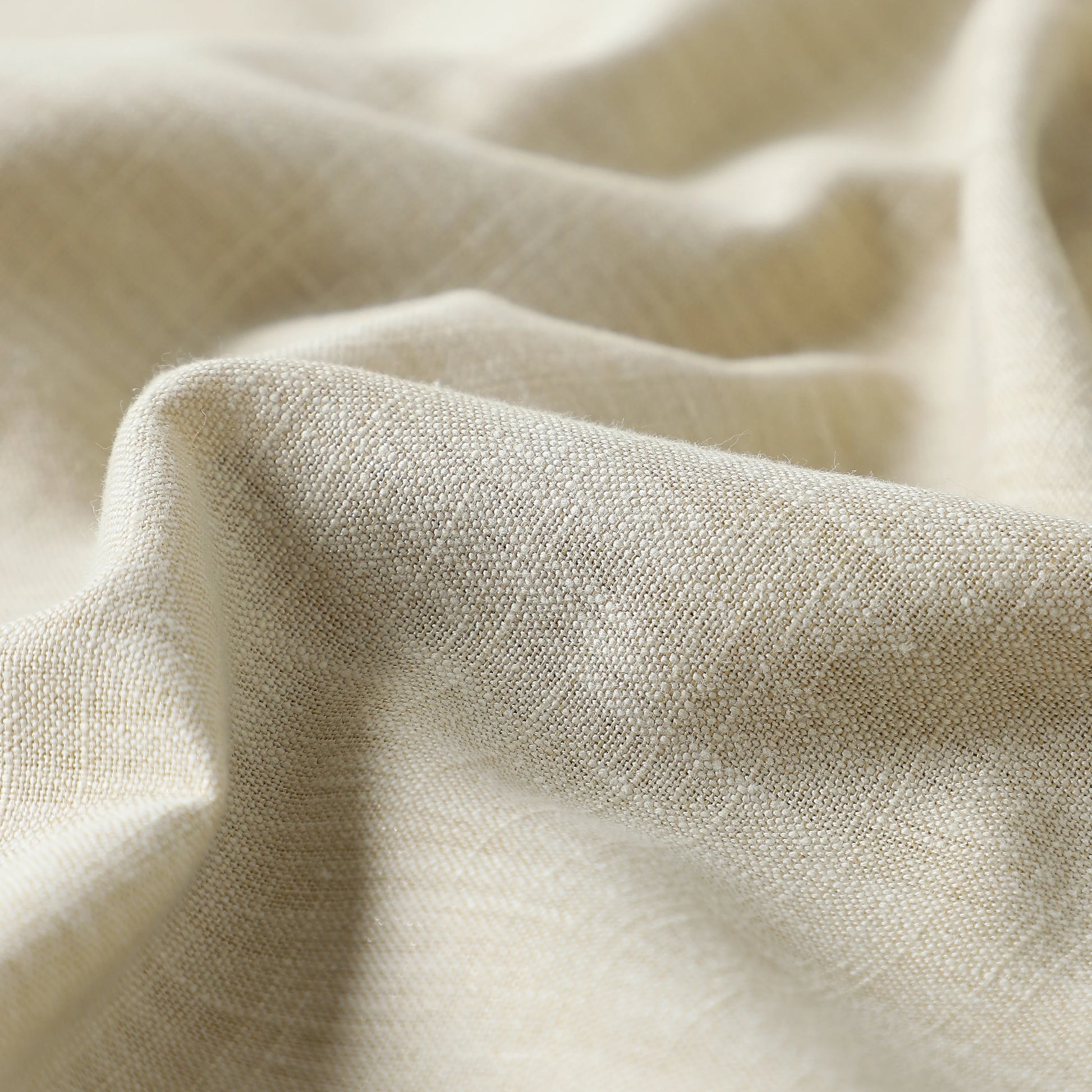 Paleto Set Of 2 Solid Readymade Curtains | Desert Tones Biscotti / Door (7ft X 4.4ft)