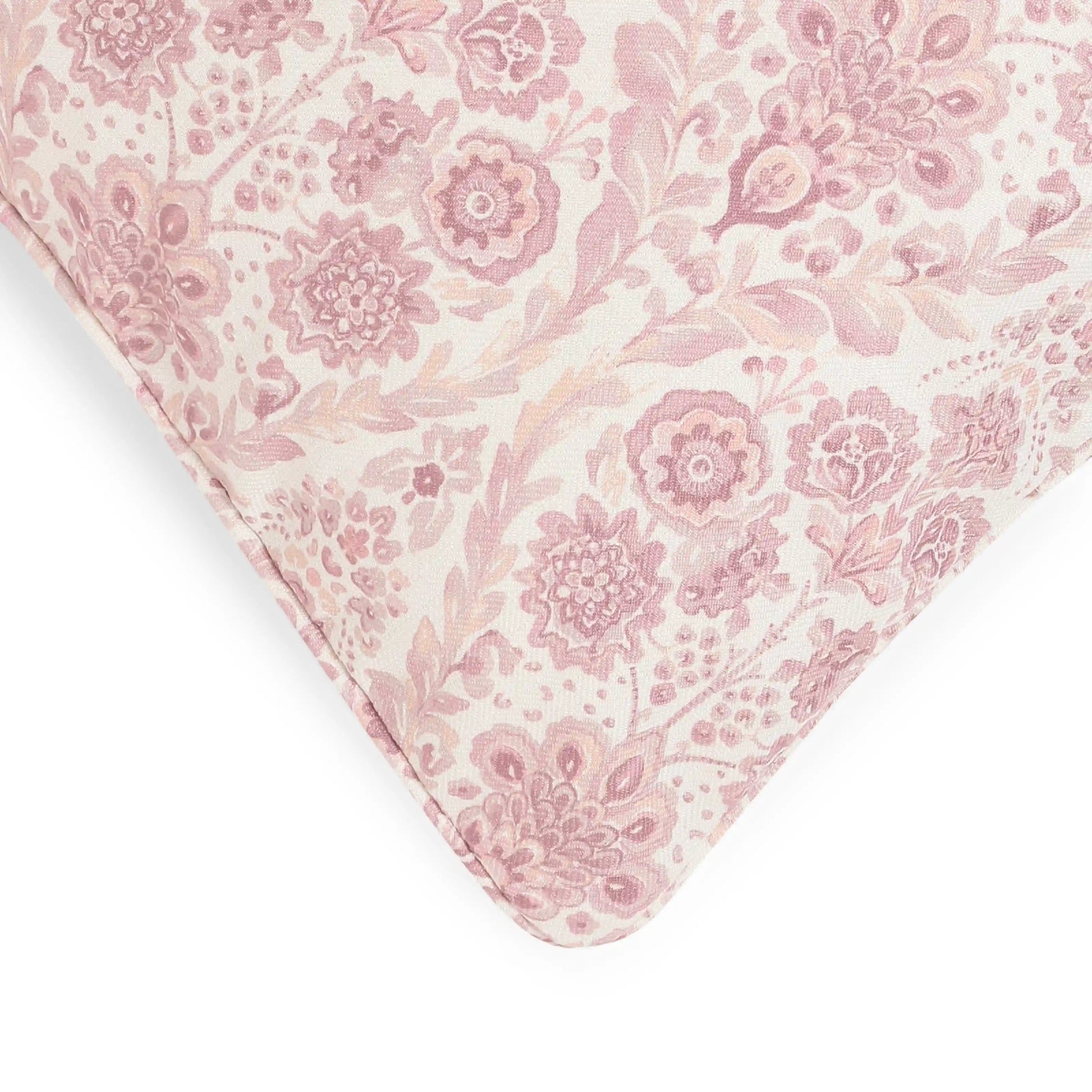 Espricia Printed Cushion Cover | Jaipuri Tales Maroon / Cushion Cover (41cm x 41cm)