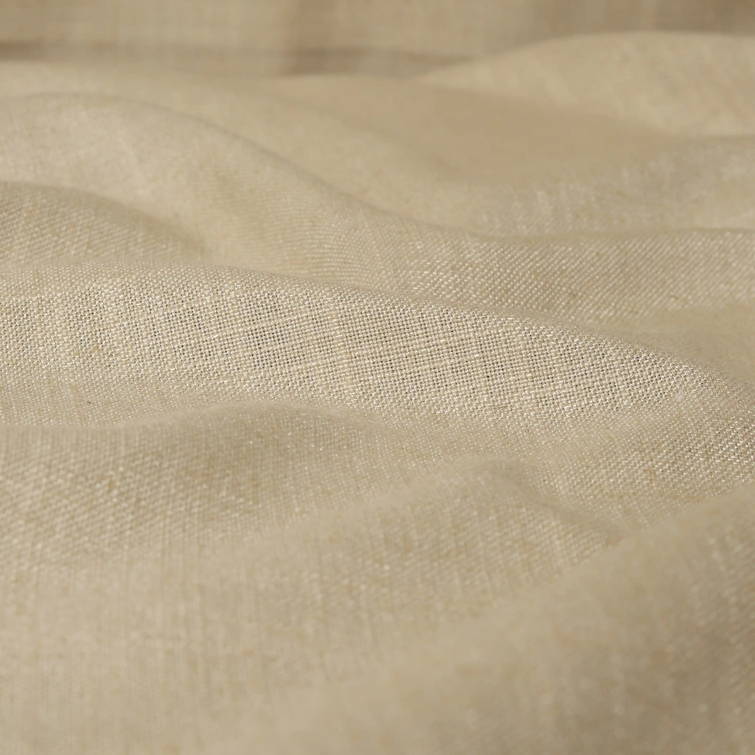 Paleto Set Of 2 Solid Readymade Curtains | Forest Days Tan / Window (5ft X 4.4ft)