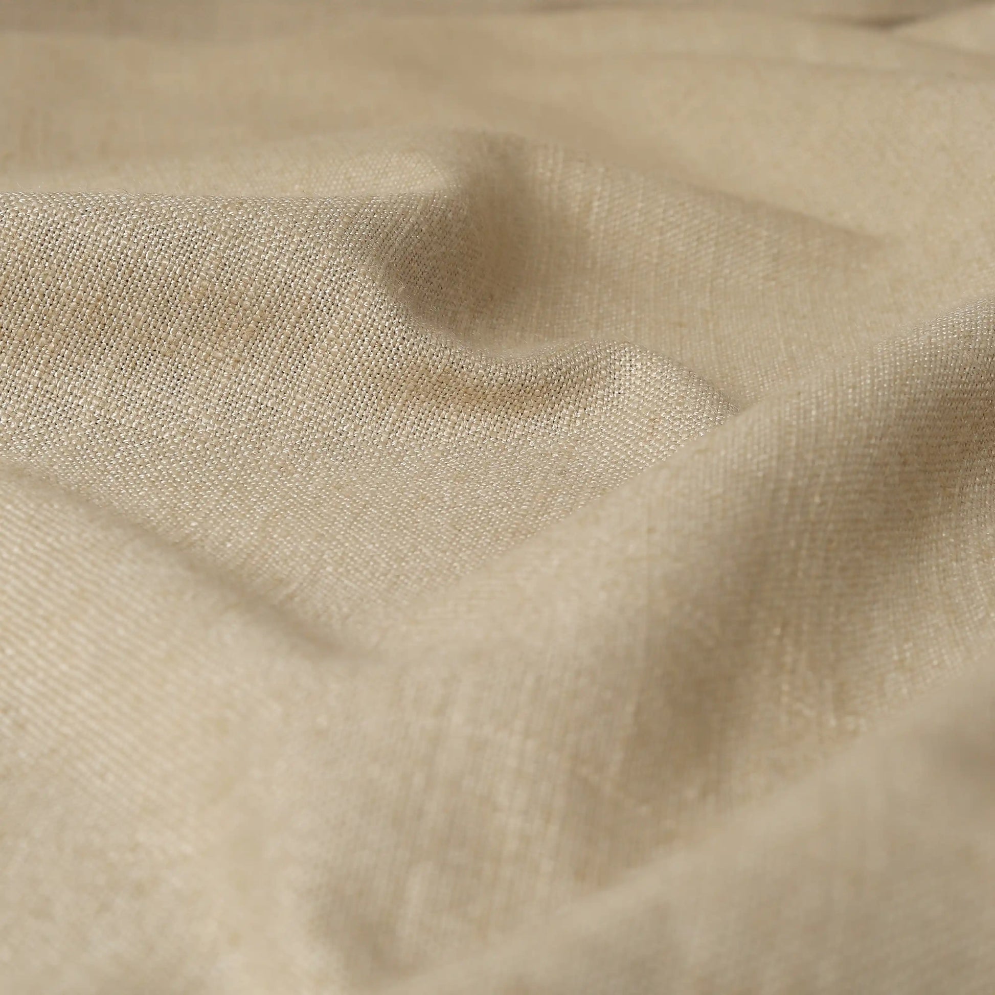 Paleto Set Of 2 Solid Readymade Curtains | Forest Days Tan / Door (7ft X 4.4ft)