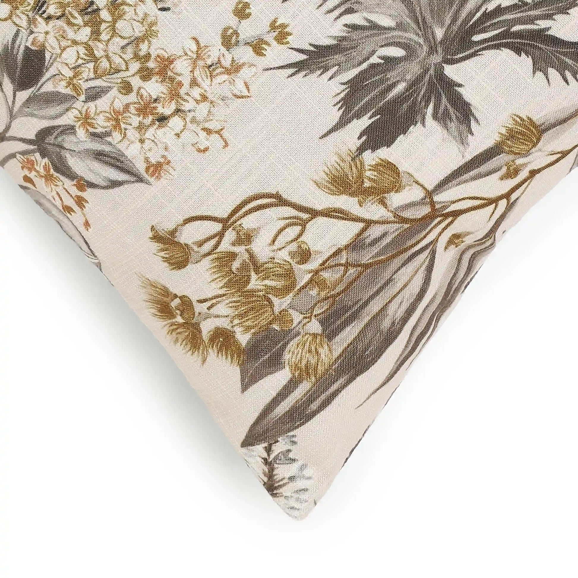 Vissencia Printed Cushion Cover | Meadow Earth / Cushion Cover (51cm x 51cm)