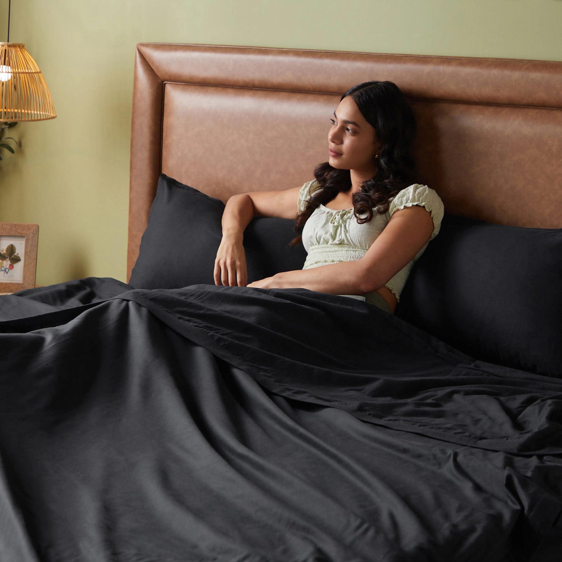 Paleto | Everyday Hues Cotton Solid Dyed Dohar with Super Soft Flannel Layering-Black Black / Double