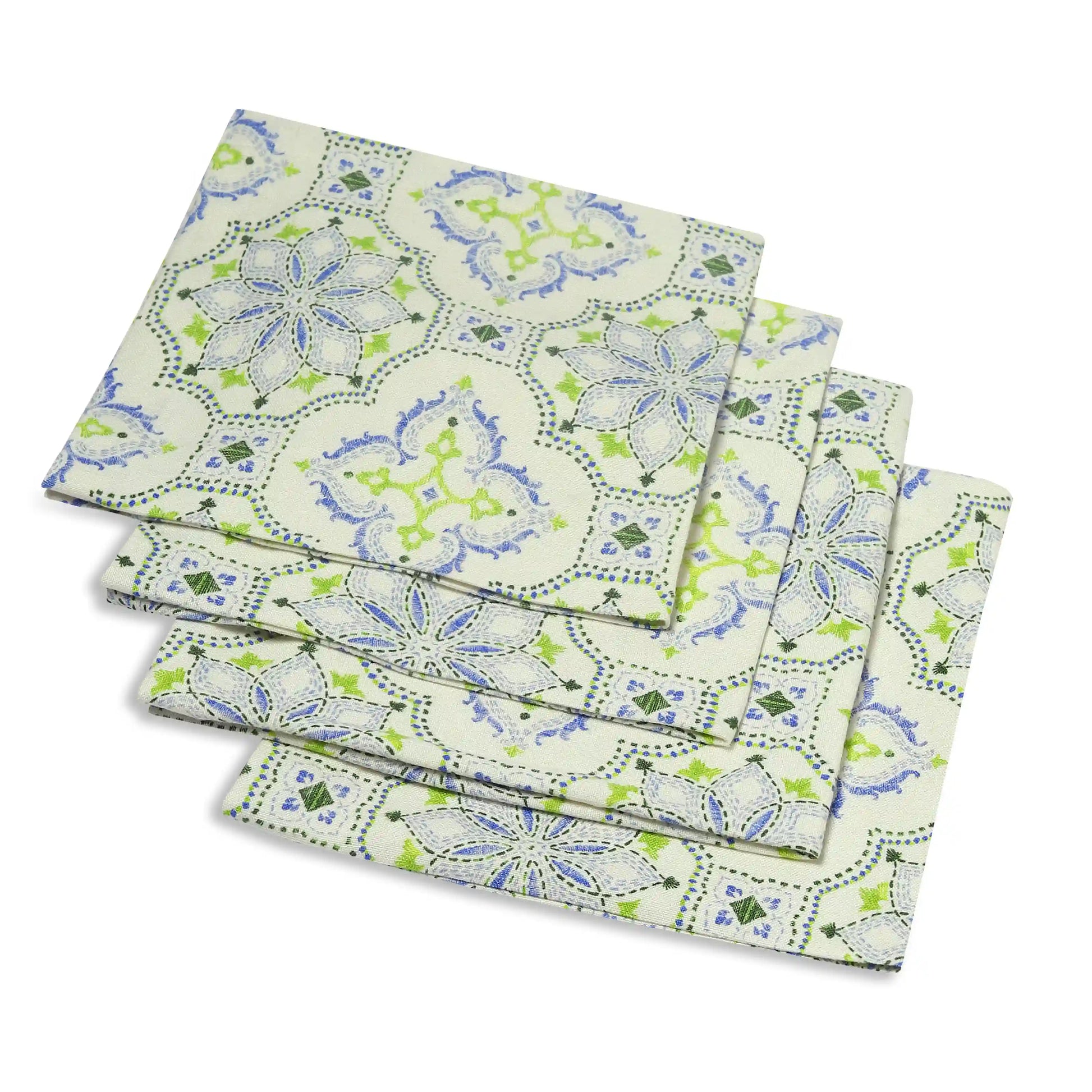 Nonna's Home 100% Cotton Table Napkin Set Bespoke Blooms / Pack of 4