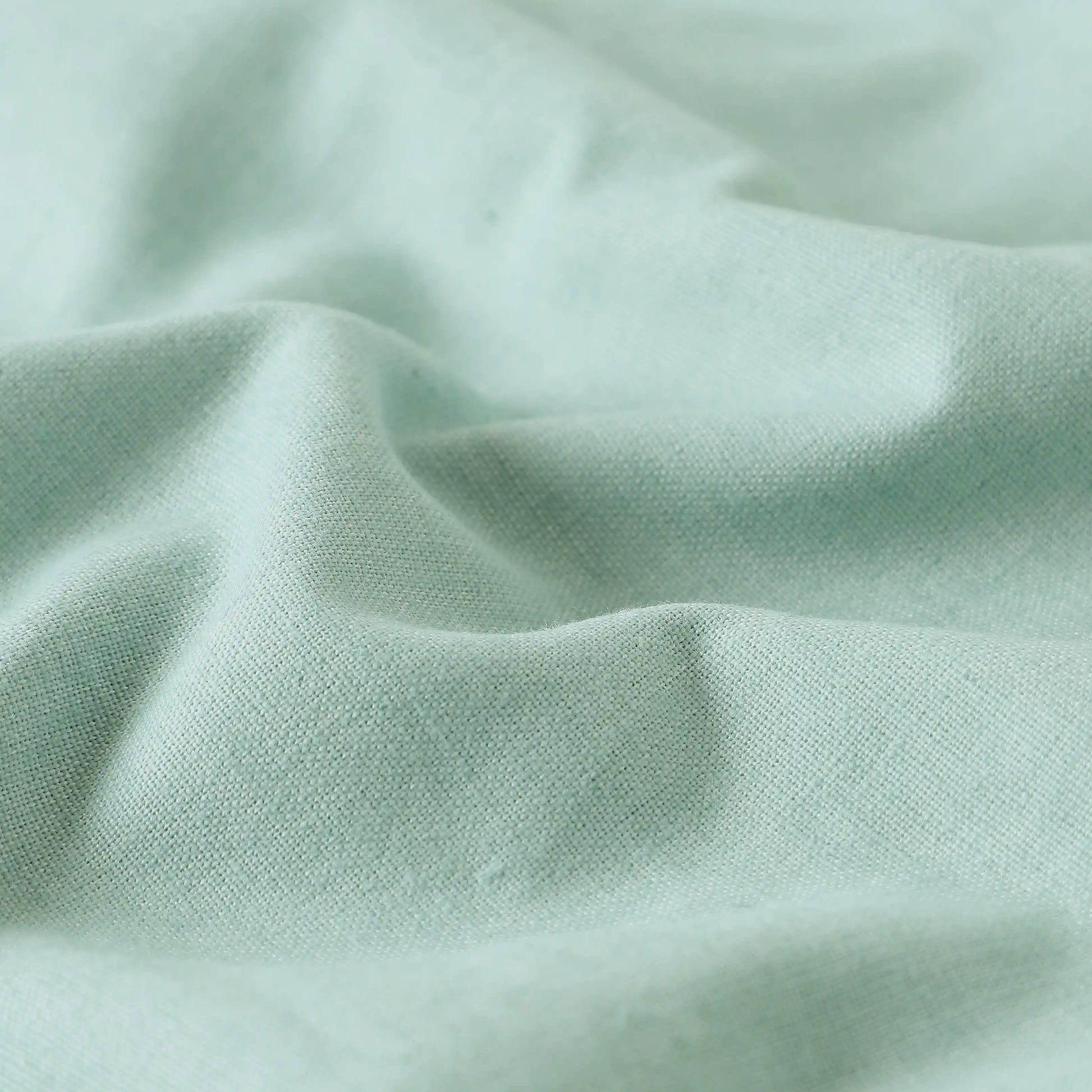 Paleto Set Of 2 Solid Readymade Curtains | Monsoon Hues Coastal Dew / Window (5ft X 4.4ft)