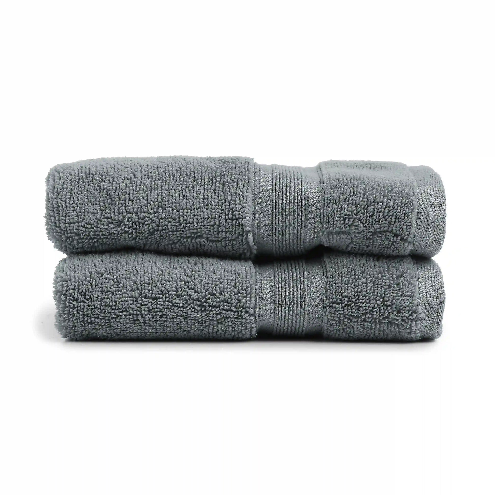 Pelushe Zero Twist 100% Cotton Hand Towel Graphite / Hand Towel (40cm x 60cm)
