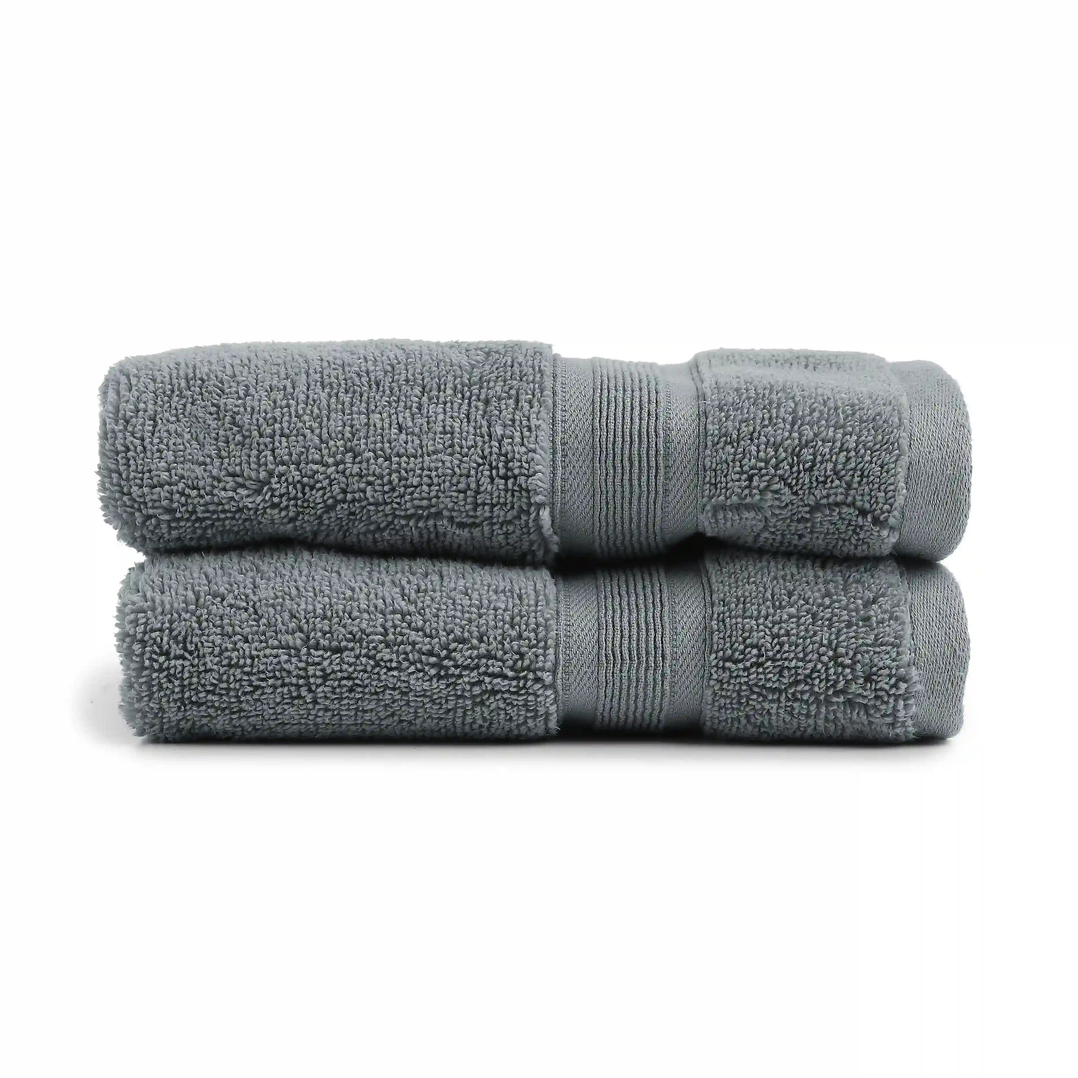 Pelushe Zero Twist 100% Cotton Hand Towel Graphite / Hand Towel (40cm x 60cm)