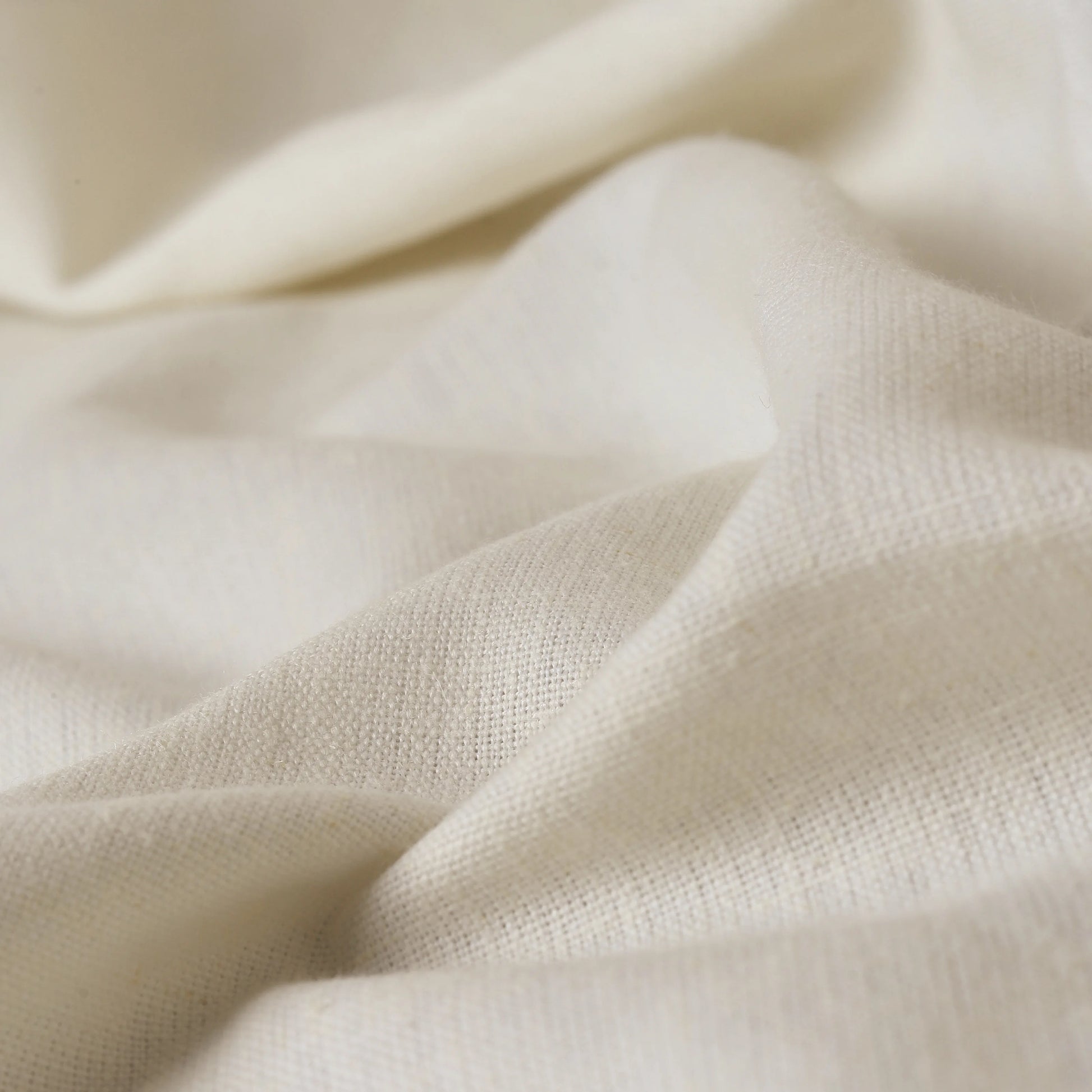 Paleto Set Of 2 Solid Readymade Curtains | Monsoon Hues Ivory / Window (5ft X 4.4ft)