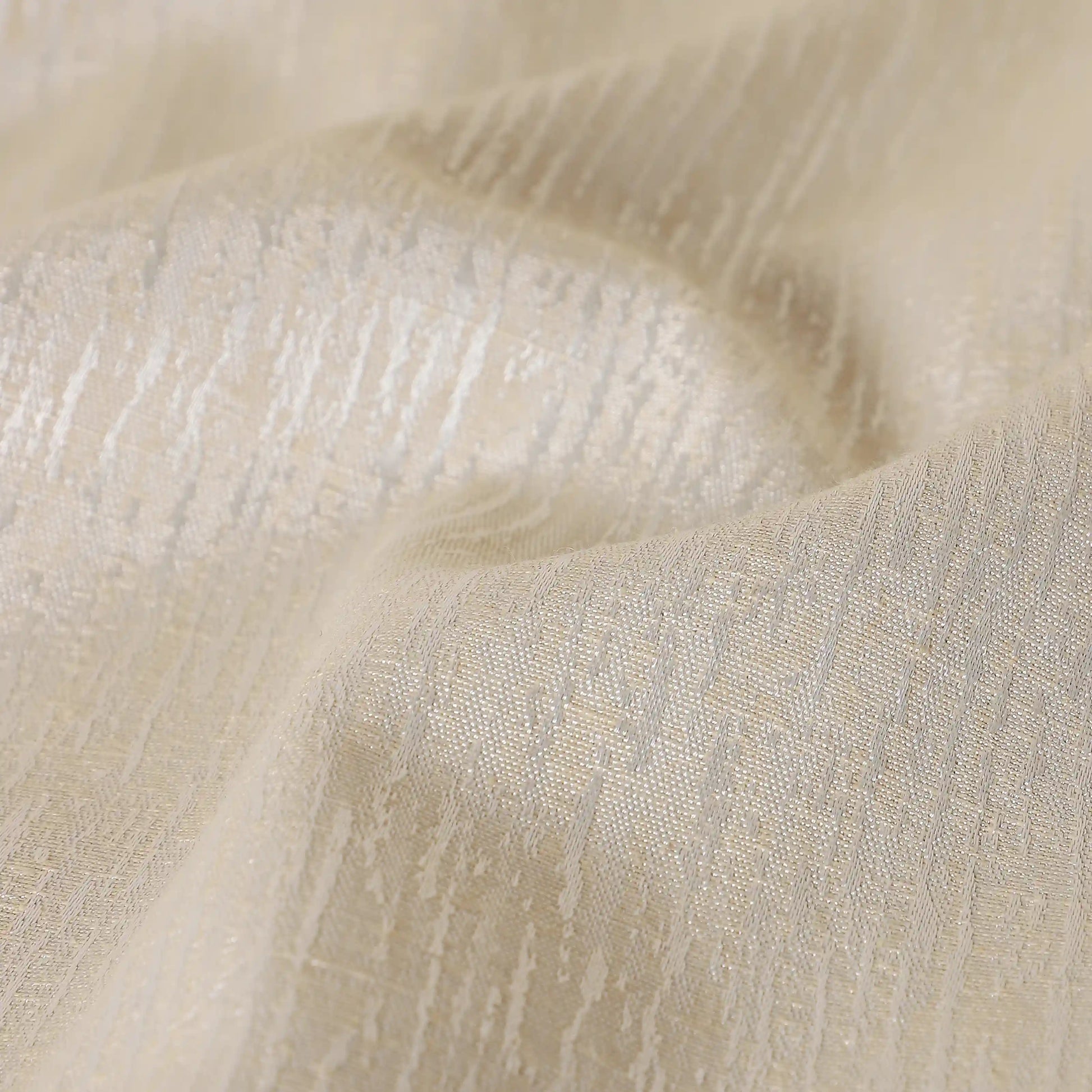 De Jacquard - Classic Set Of 2 Jacquard Readymade Curtains | Woodland Dreams Macaron / Window (5ft X 4.4ft)