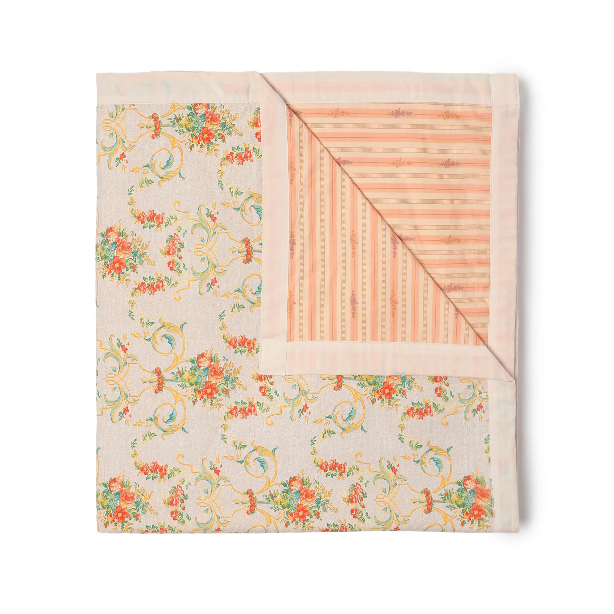 Bloomshire Luxe Printed Dohar-Multicolour Multicolour / Single
