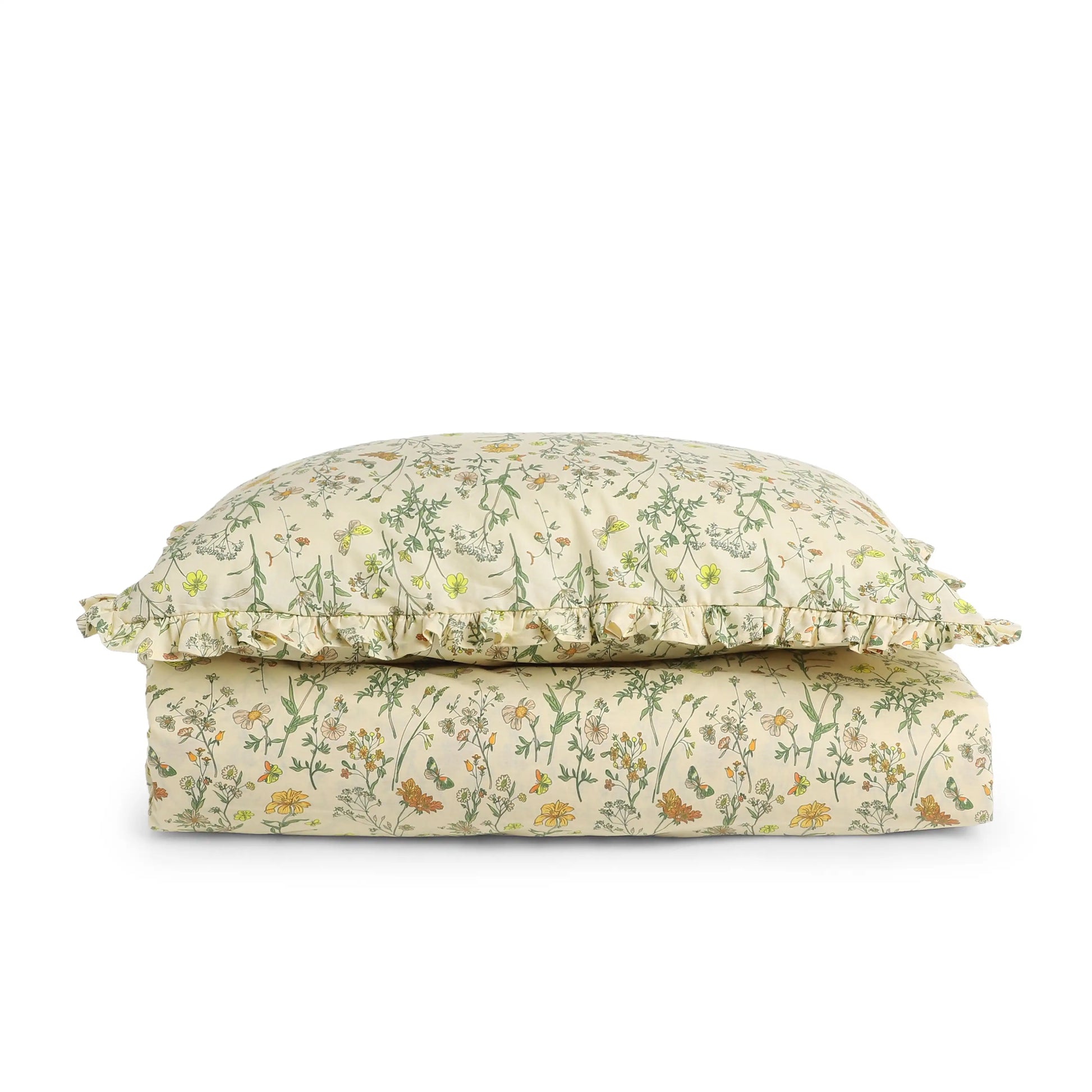 Bloomshire Luxe 100% Cotton Bedsheet Set Mustard / Single