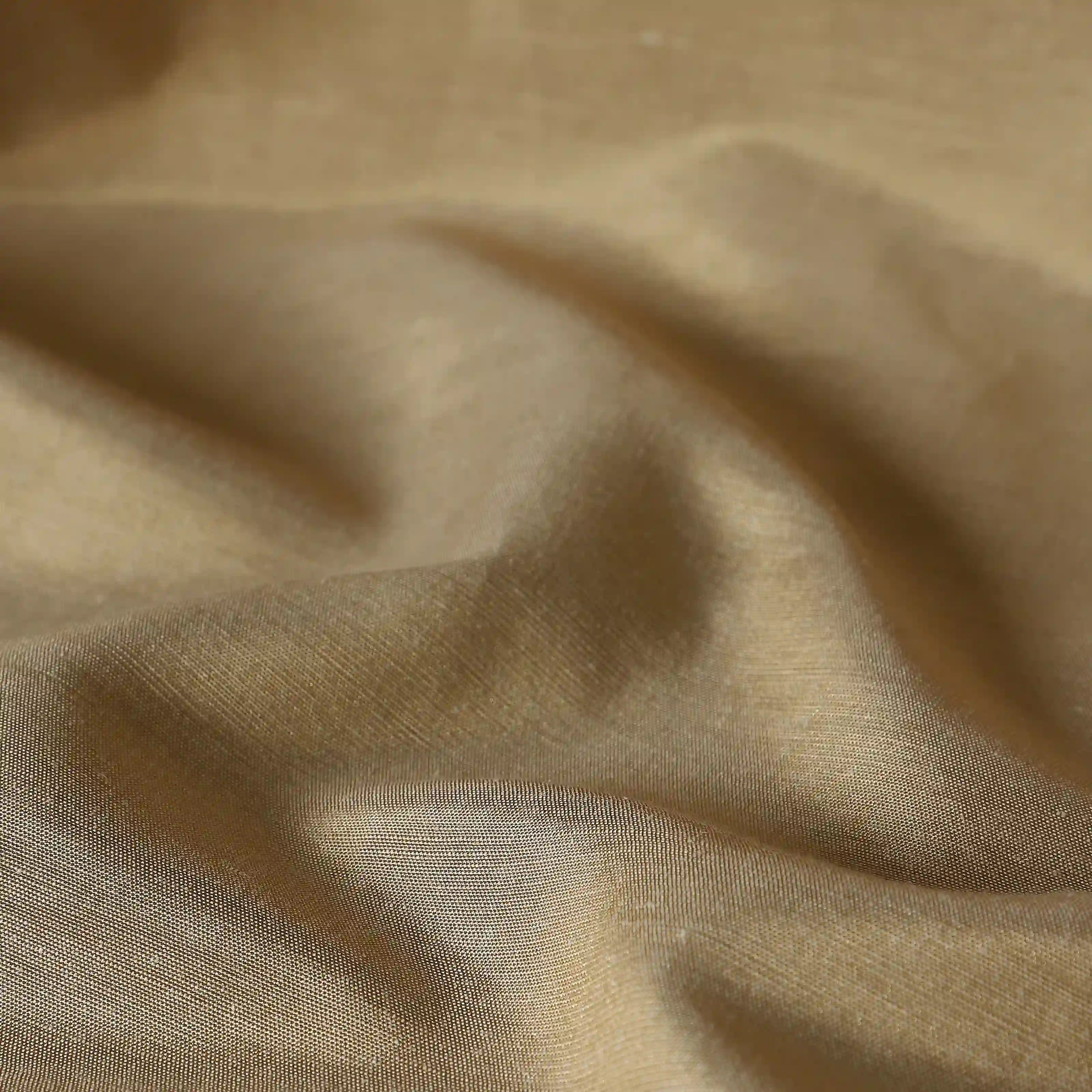 Paleto Set Of 2 Solid Readymade Curtains | Hue Harmony Sandcastle / Window (5ft X 4.4ft)