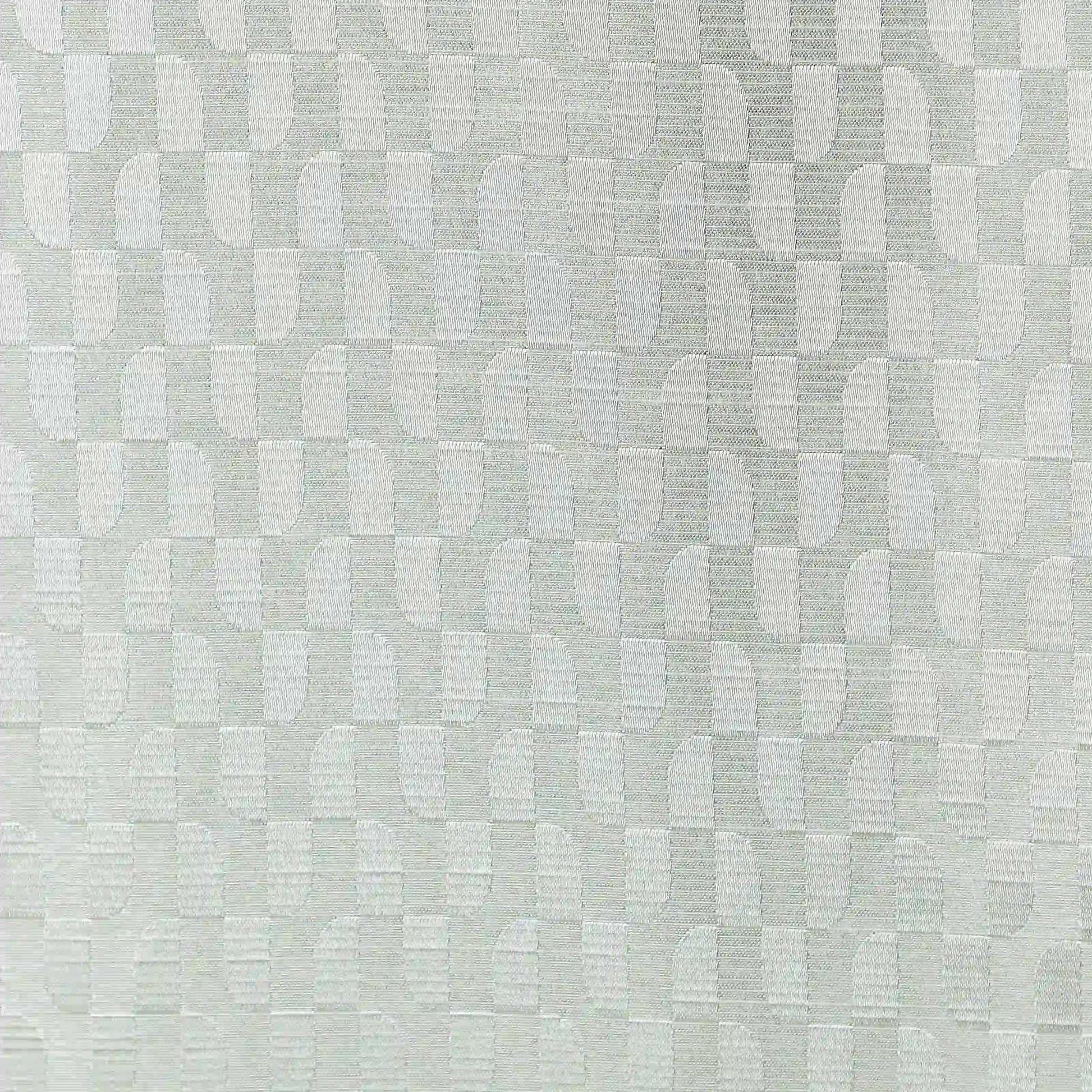 De Jacquard - Classic Set Of 2 Jacquard Readymade Curtains | Rolling Rhythm Twilight Mist / Window (5ft X 4.4ft)
