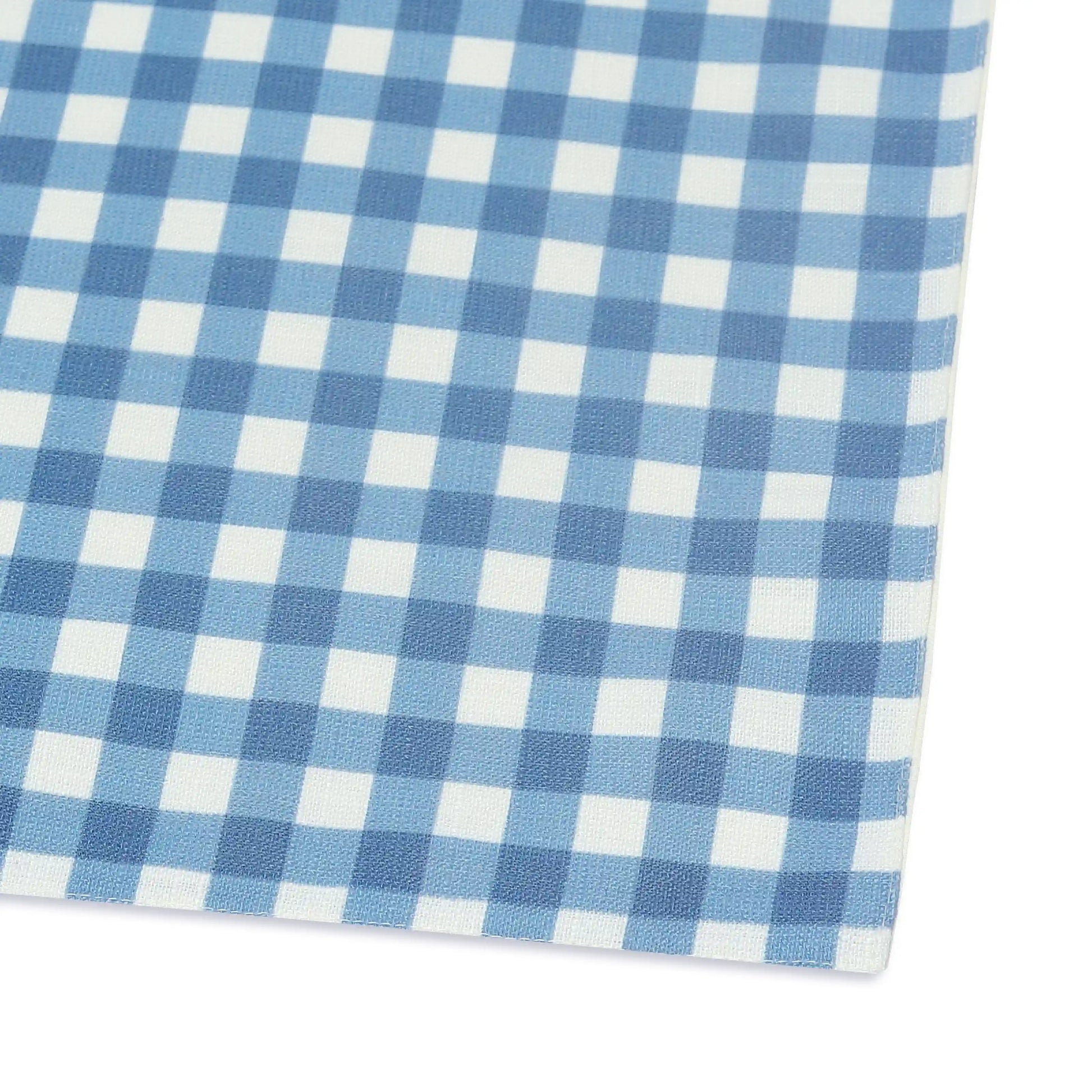 Nonna's Home 100% Polyester Table Runner Big Blueberry Gingham / Table Runner (34cm x 120cm)