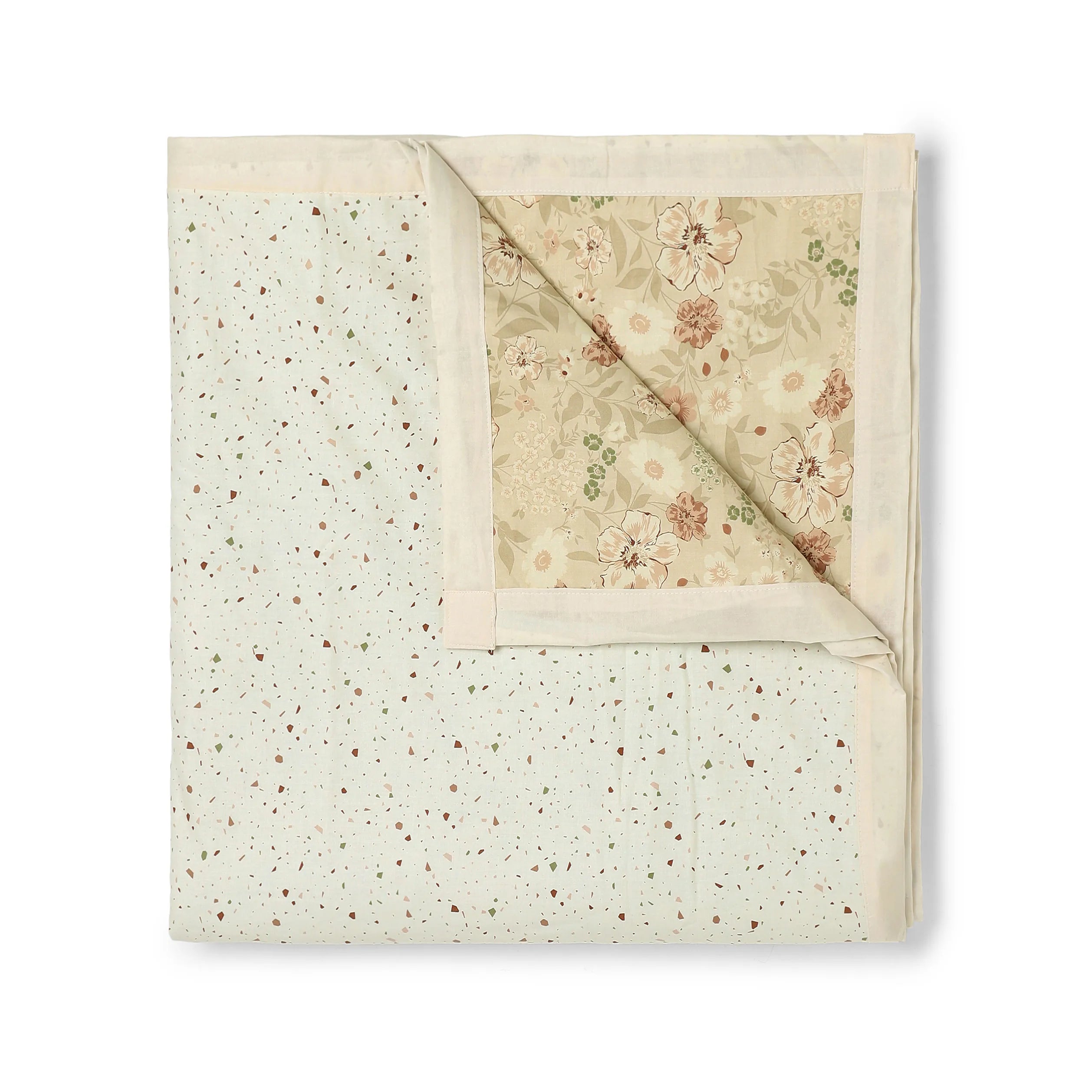Mishella Printed Cream Dohar Cream / Single