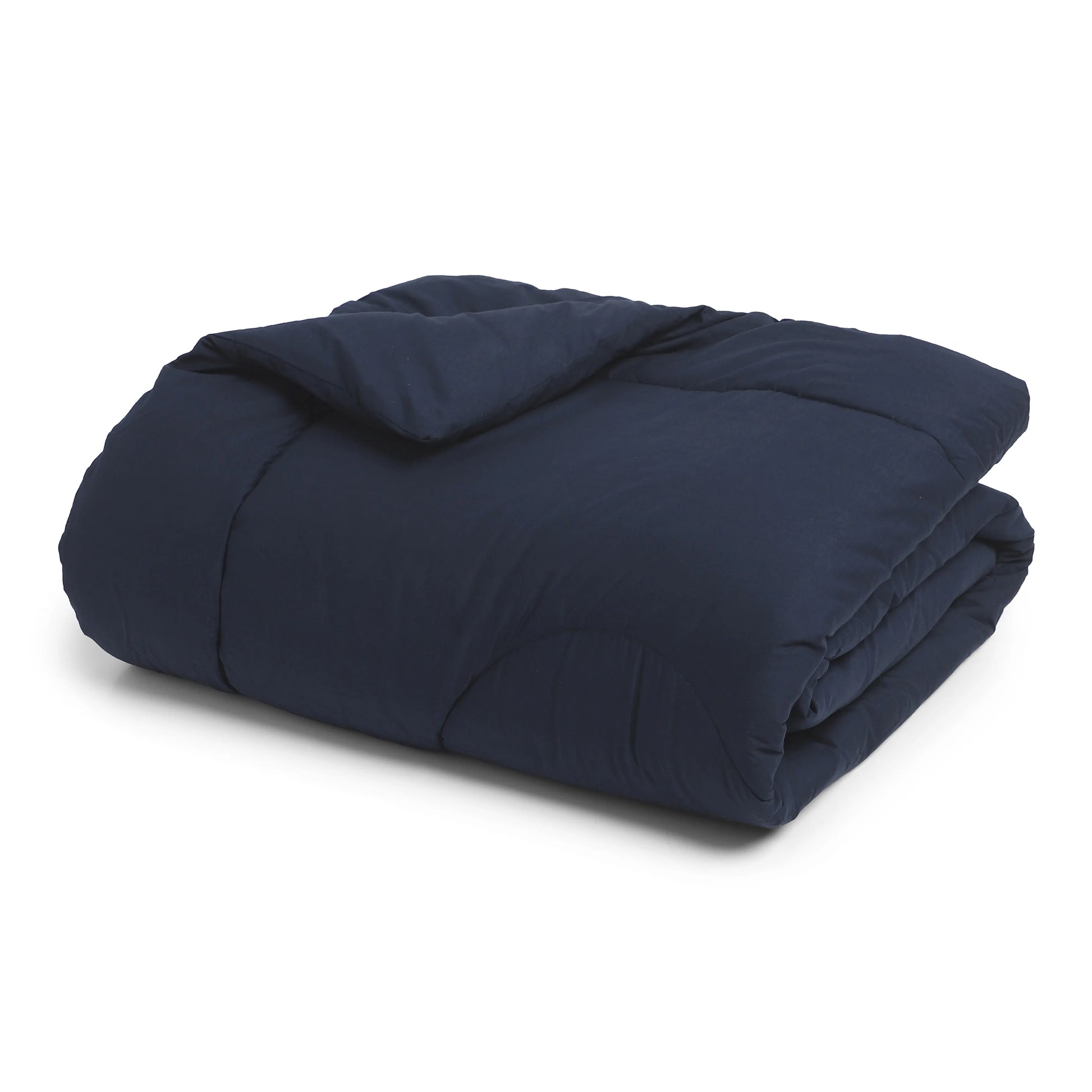 Paleto | Everyday Hues Cotton Solid Dyed 120GSM Comforter-Navy Navy / Single