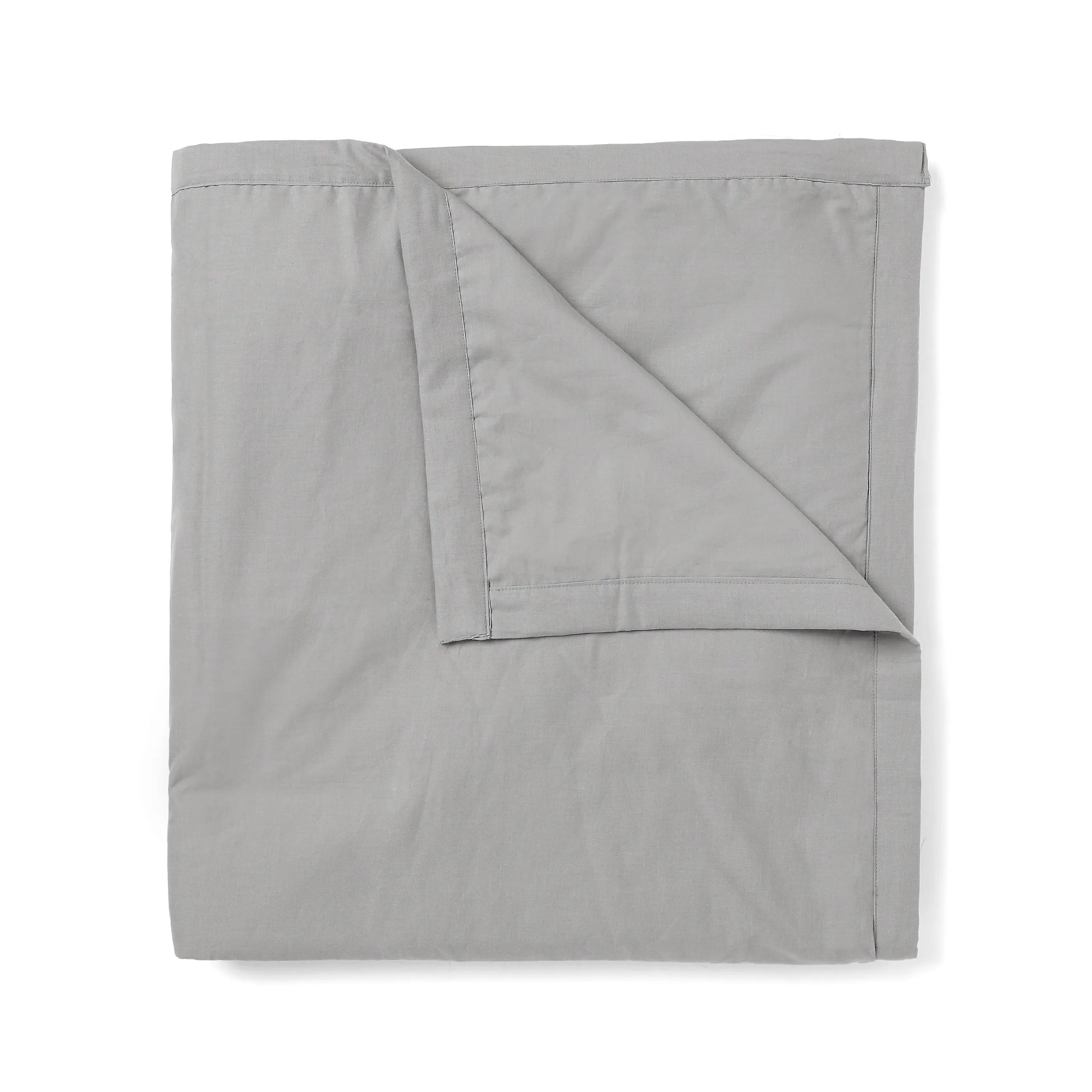 Paleto | Everyday Hues Cotton Solid Dyed Dohar with Super Soft Flannel Layering-Grey Grey / Single