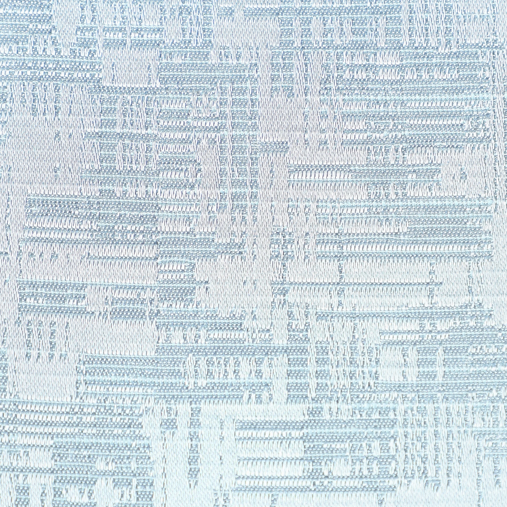 De Jacquard - Classic Set Of 2 Jacquard Readymade Curtains | Textured tales Ocean Haze / Door (7ft X 4.4ft)