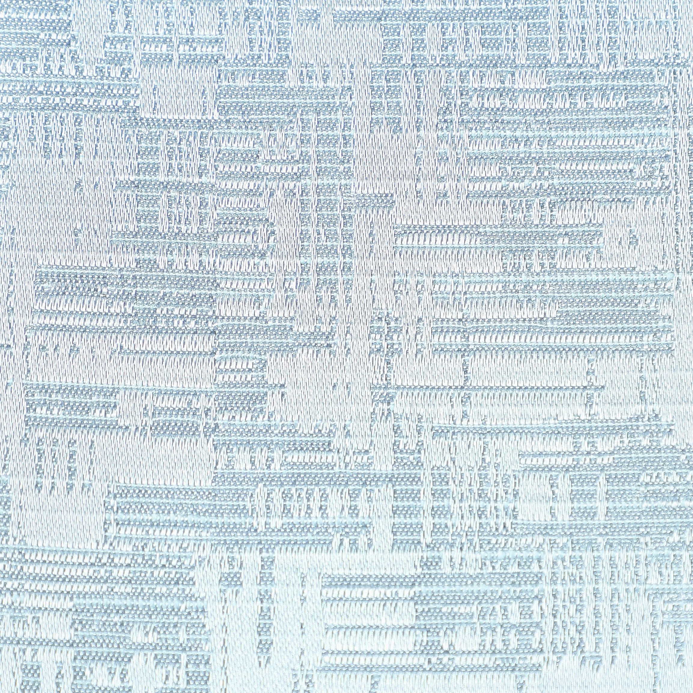 De Jacquard - Classic Set Of 2 Jacquard Readymade Curtains | Textured tales Ocean Haze / Door (7ft X 4.4ft)