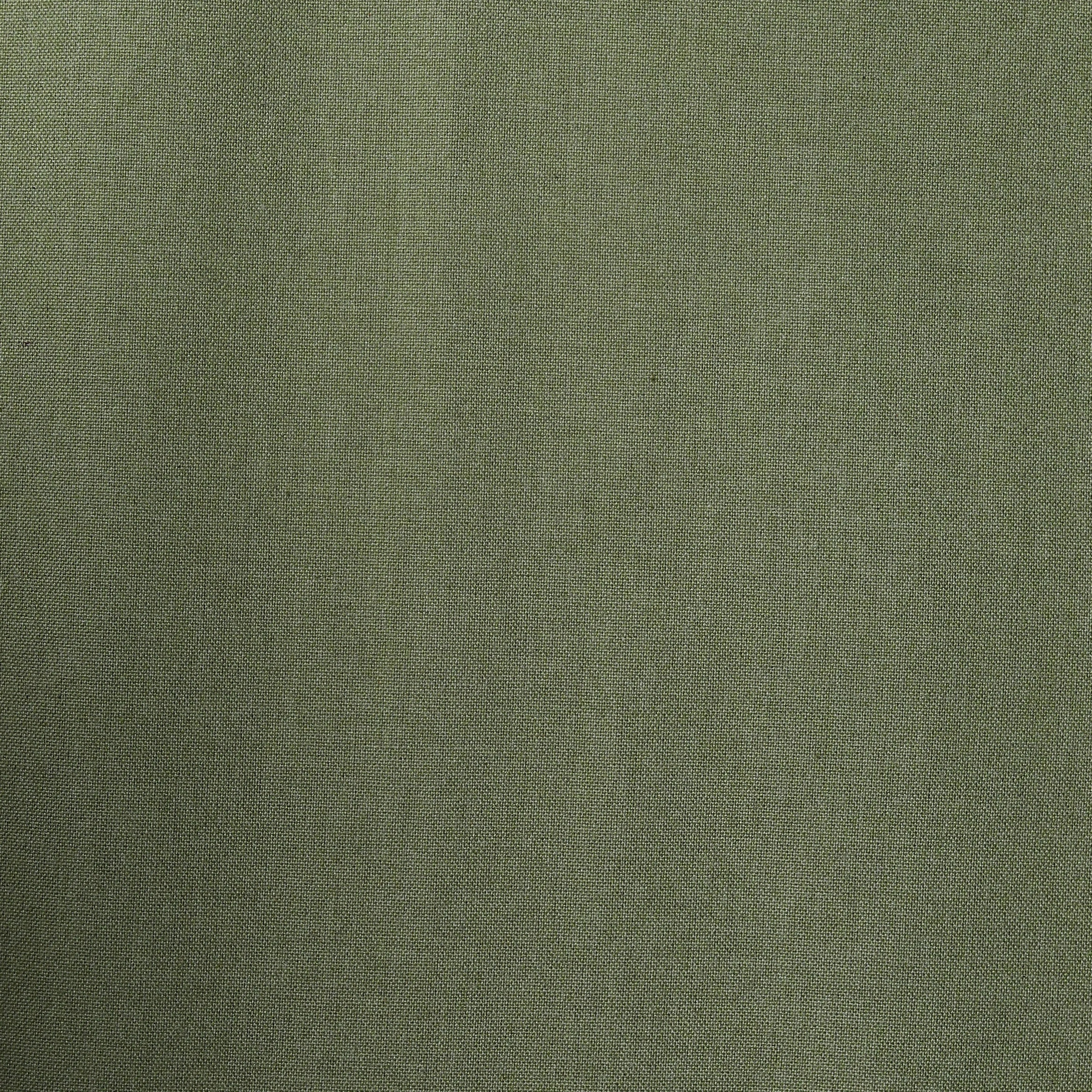 Pelushe Set Of 2 100% Cotton Solid Readymade Curtains | Everyday Hues Soft Moss / Door (7ft X 4.4ft)