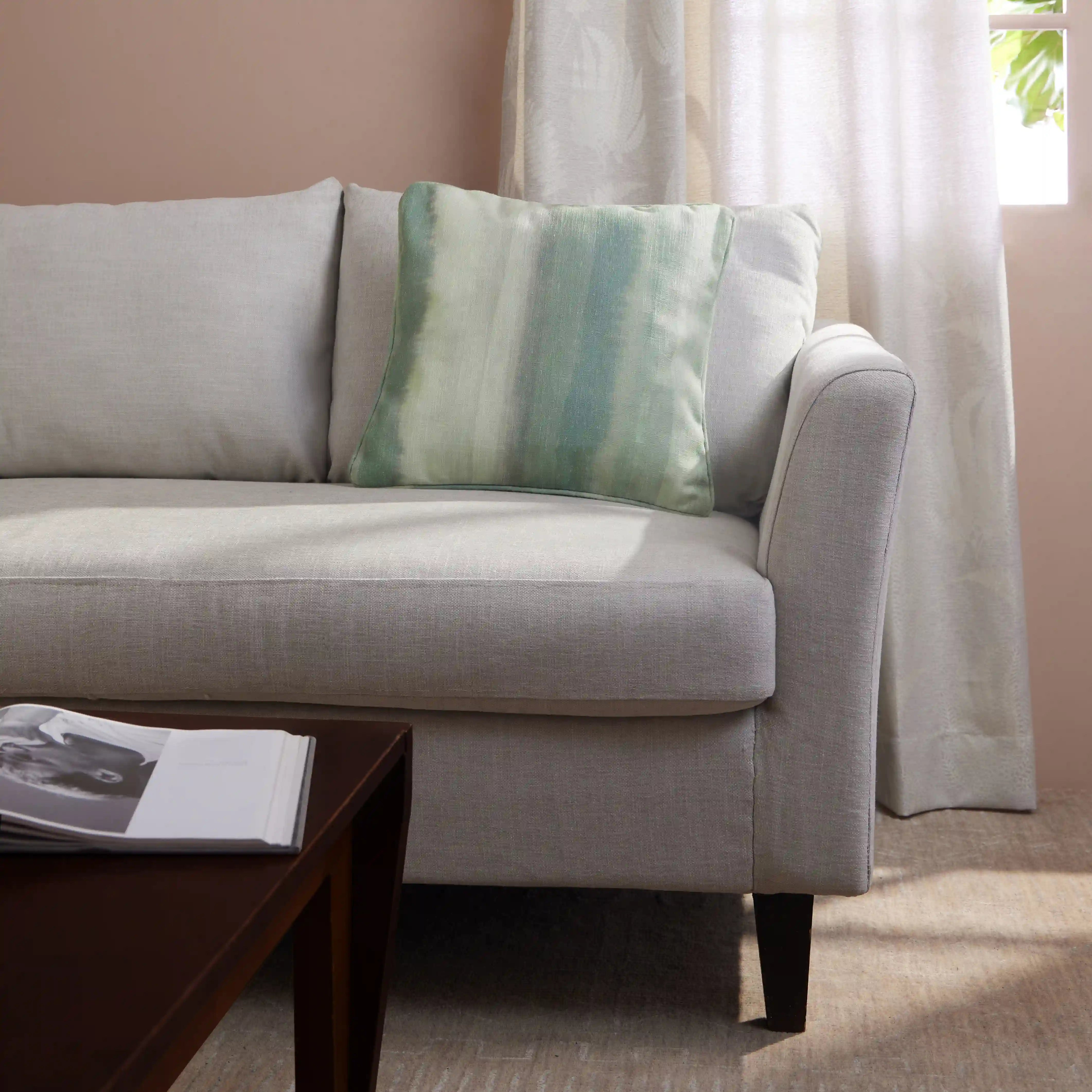 Espricia Printed Cushion Cover | Ethereal Waves Seafoam / Cushion Cover (51cm x 51cm)