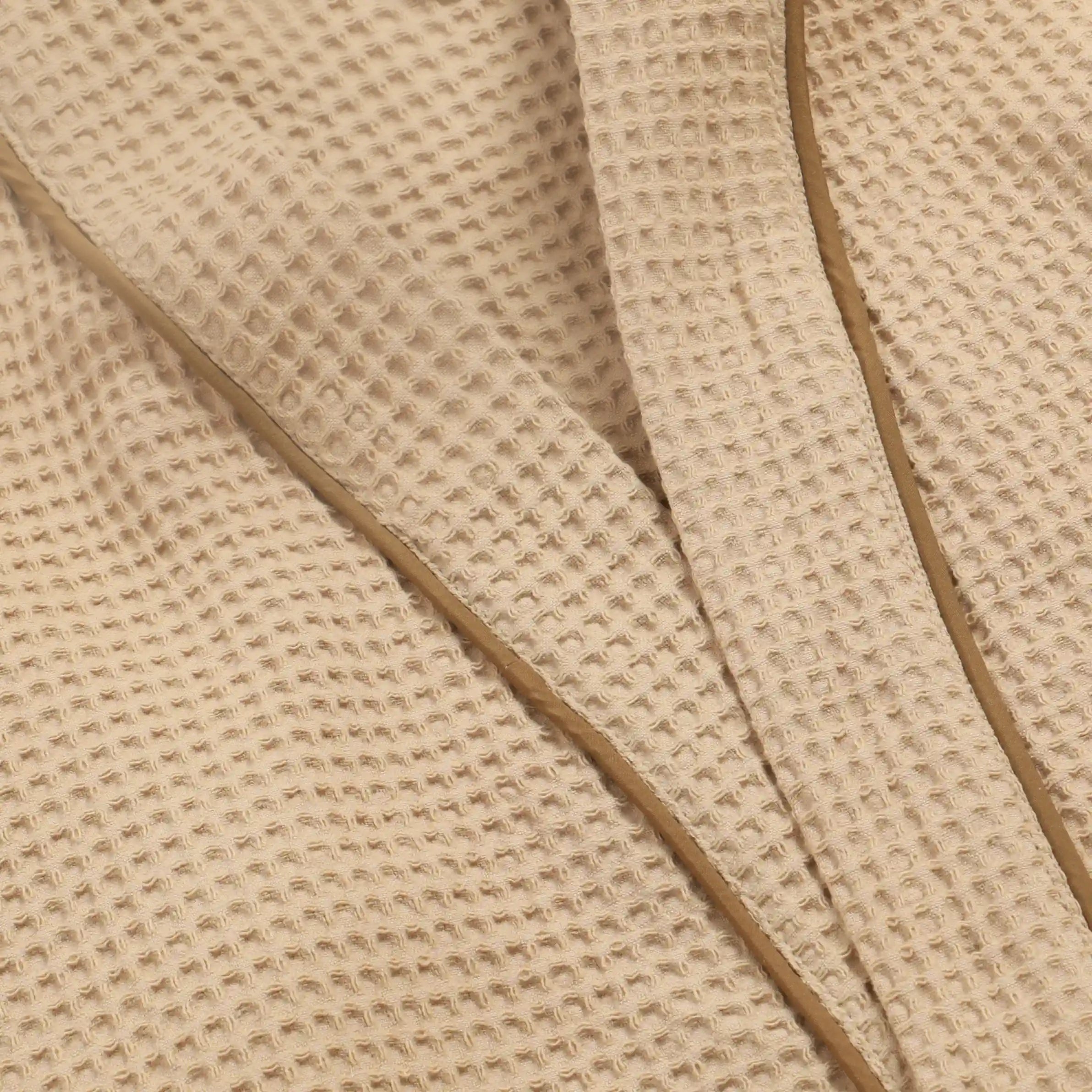 Pelushe 100% Cotton Bathrobe Beige / Medium