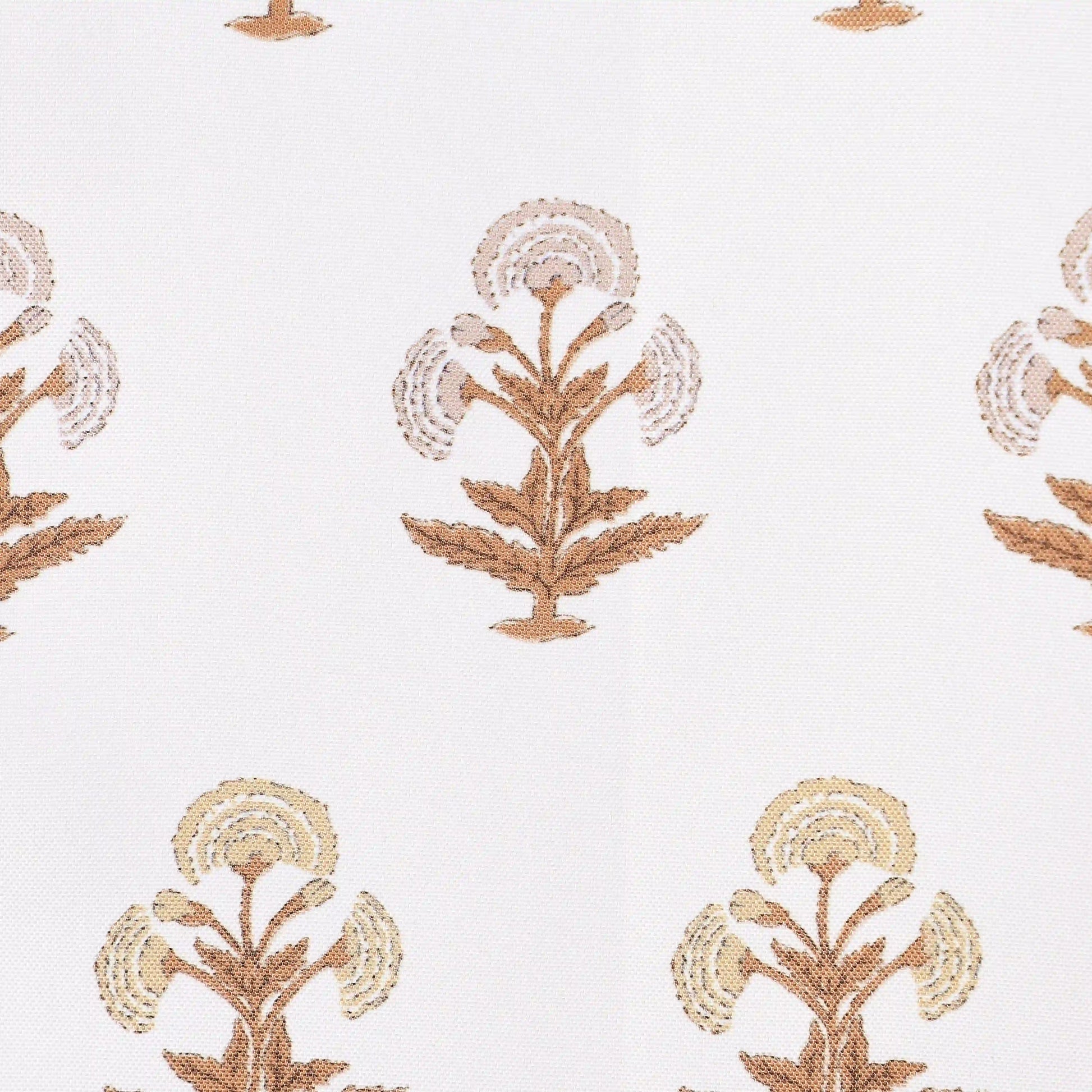 Chippa Lane Set Of 2 Printed Readymade Curtains | 
Jaipur Echo Biscotti / Door (7ft X 4.4ft)