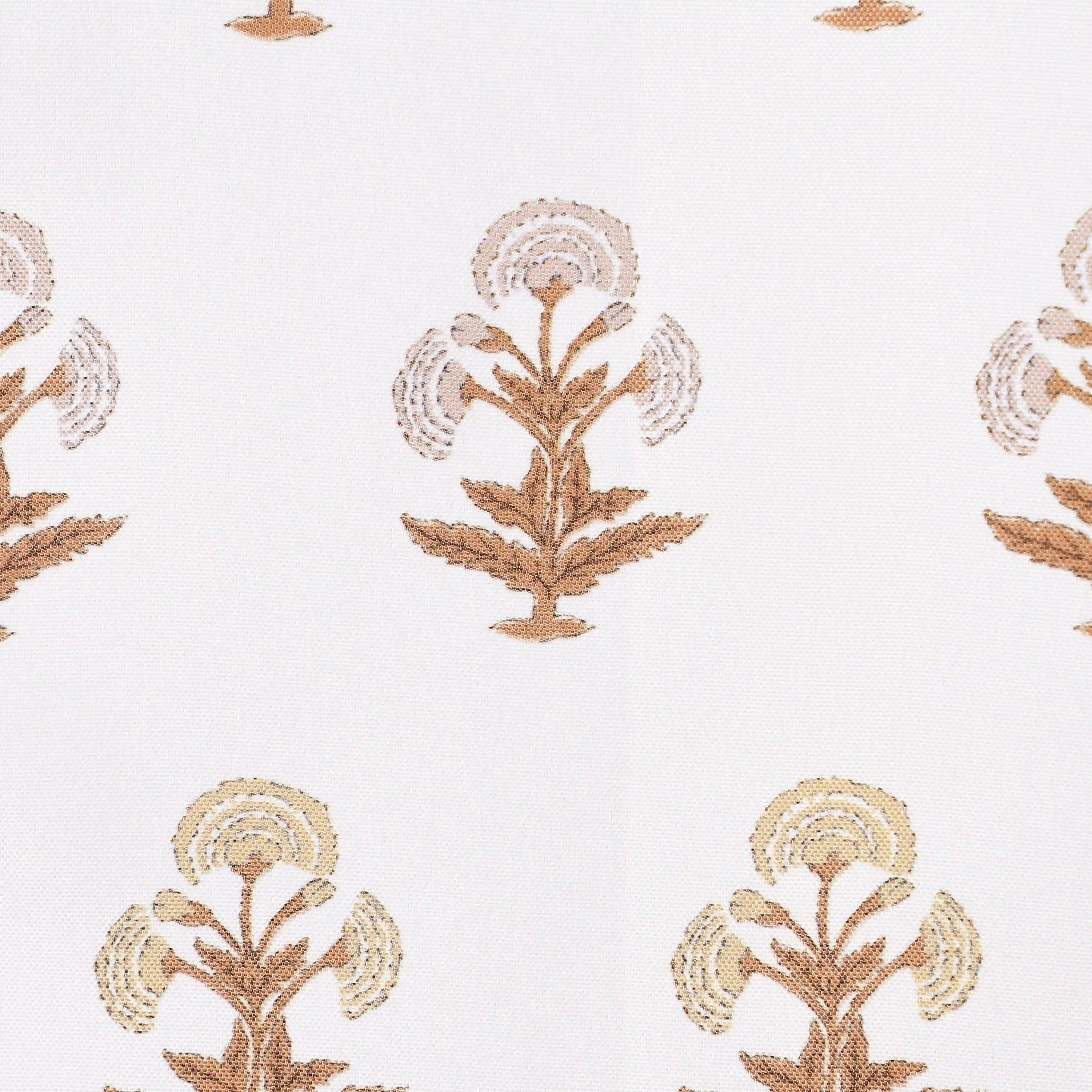 Chippa Lane Set Of 2 Printed Readymade Curtains | 
Jaipur Echo Biscotti / Door (7ft X 4.4ft)