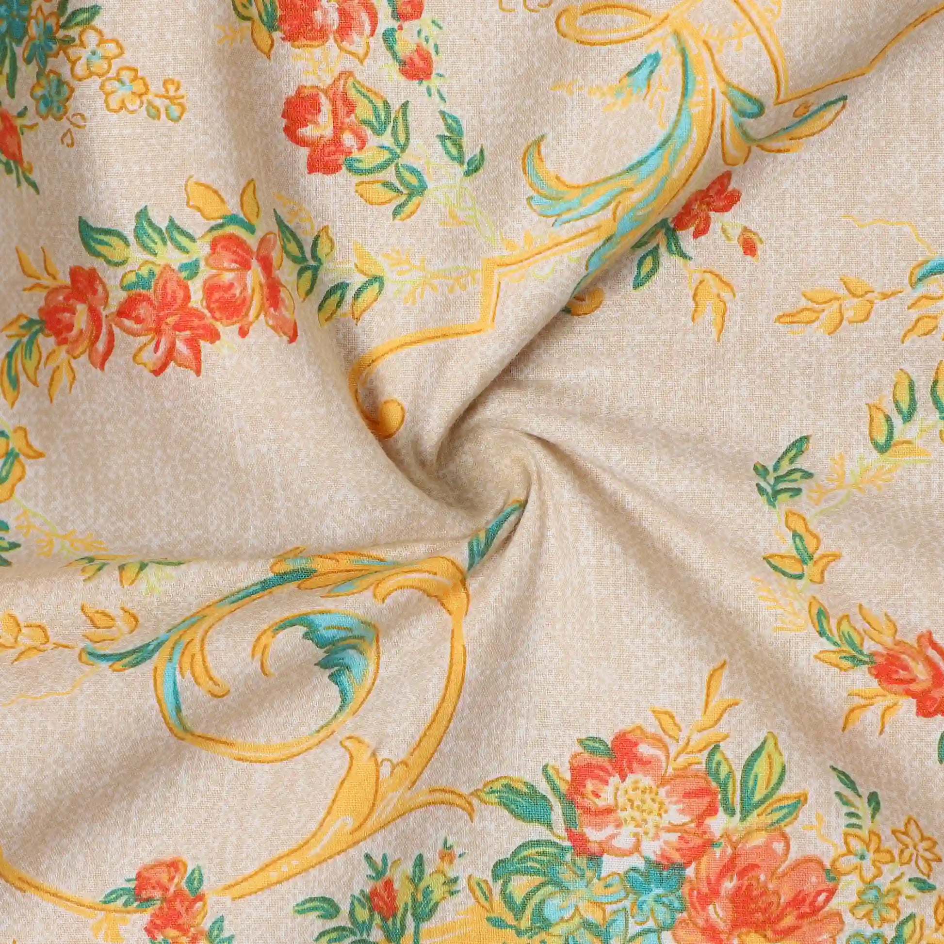 Bloomshire Luxe Printed Dohar-Multicolour Multicolour / Single
