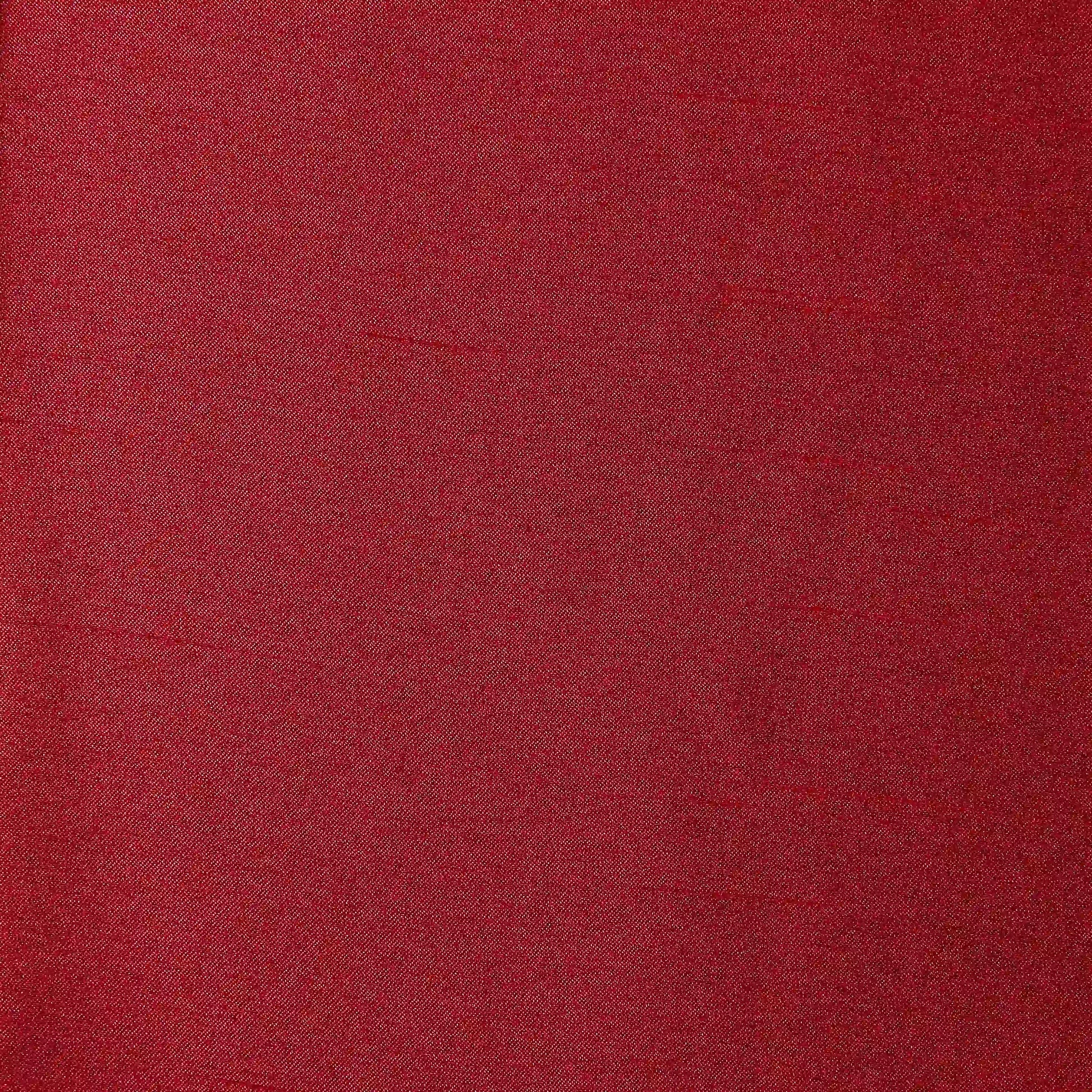 Paleto Set Of 2 Solid Readymade Curtains | Pure Hues Ruby Red / Door (4.25ft X 7.22ft)