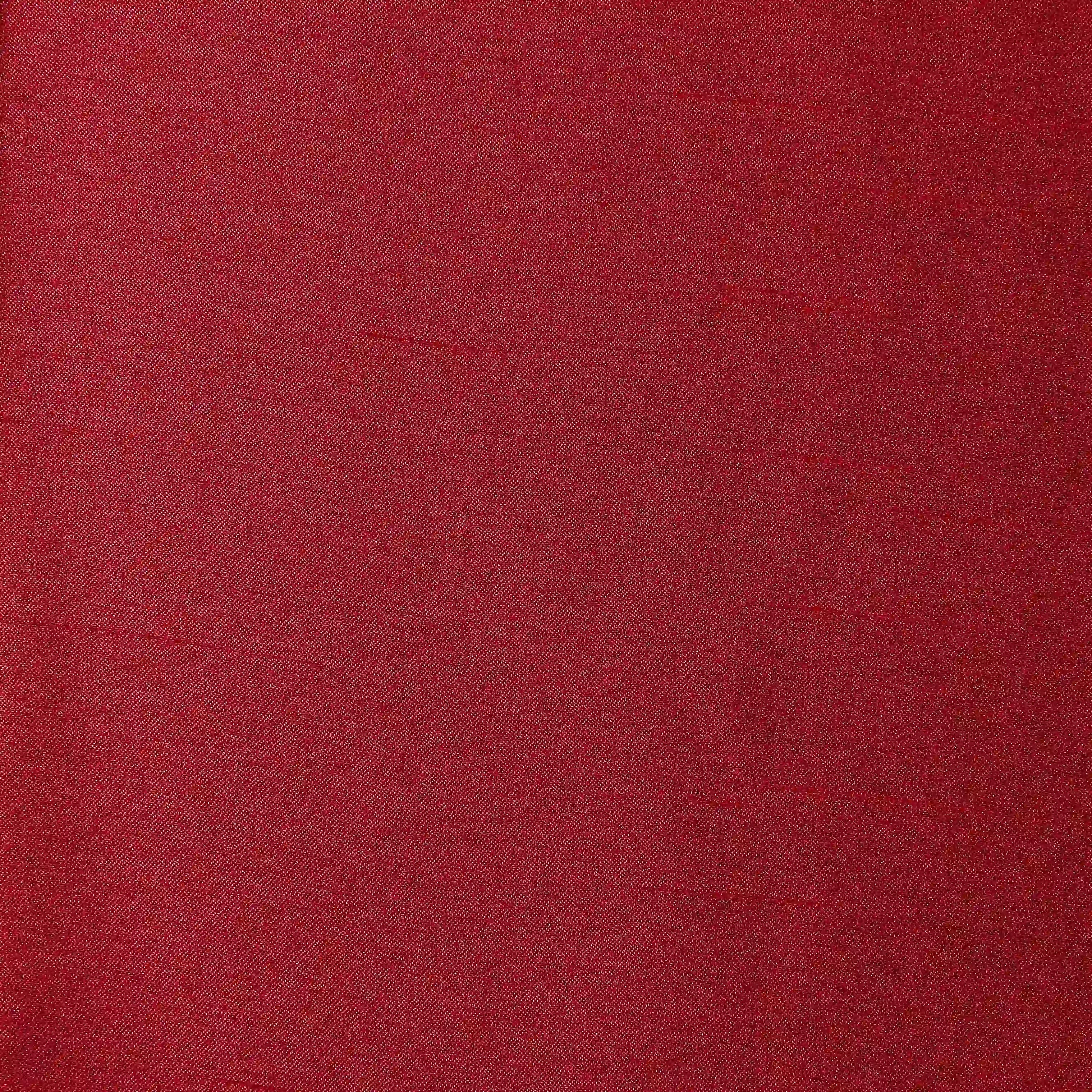 Paleto Set Of 2 Solid Readymade Curtains | Pure Hues Ruby Red / Door (4.25ft X 7.22ft)