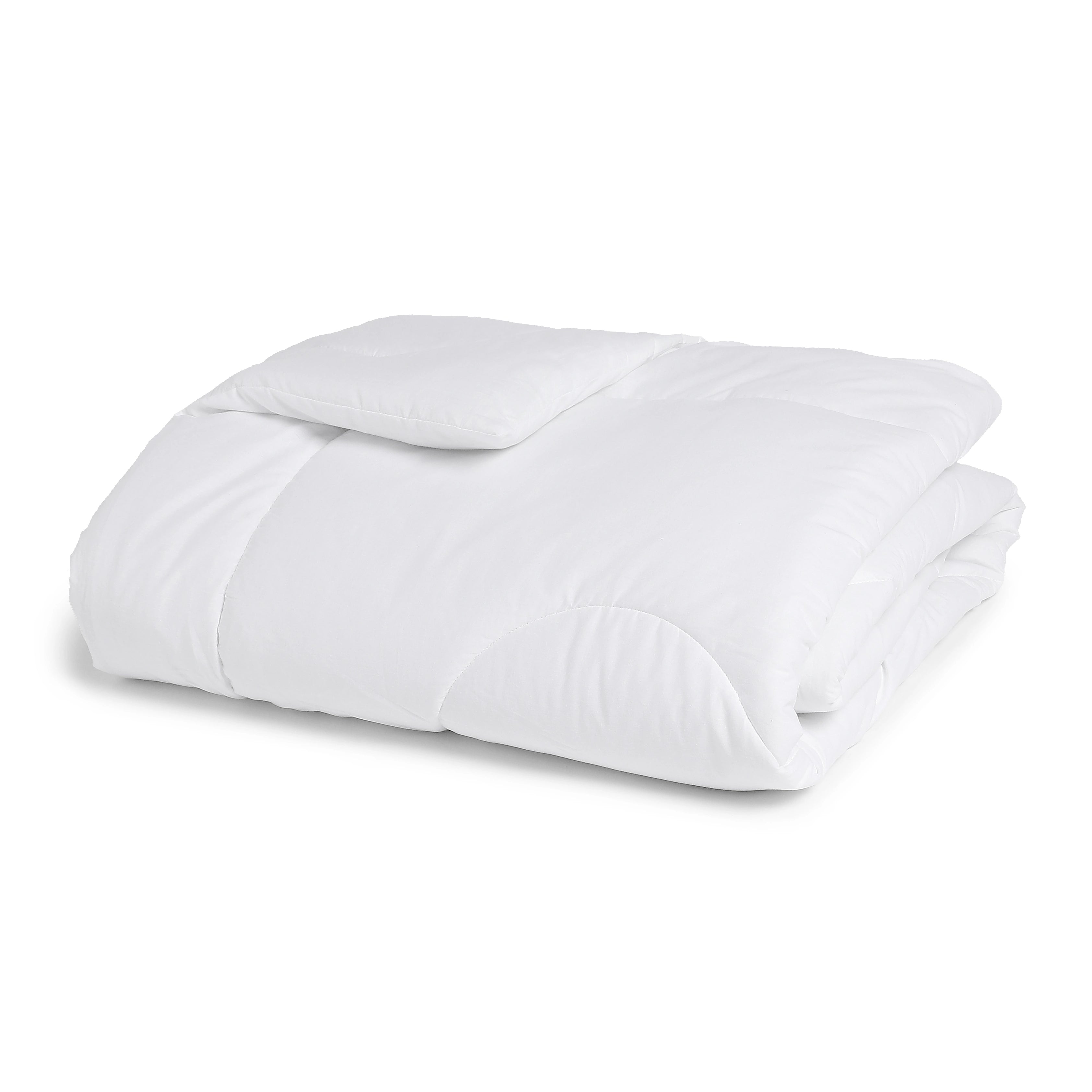 Paleto | Everyday Hues Cotton Solid Dyed 240GSM Comforter for Extra Warmth-White White / Double